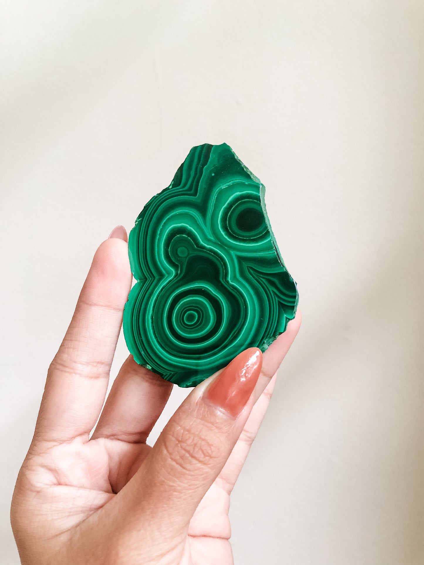 Malachite Freeform Slice (59g)