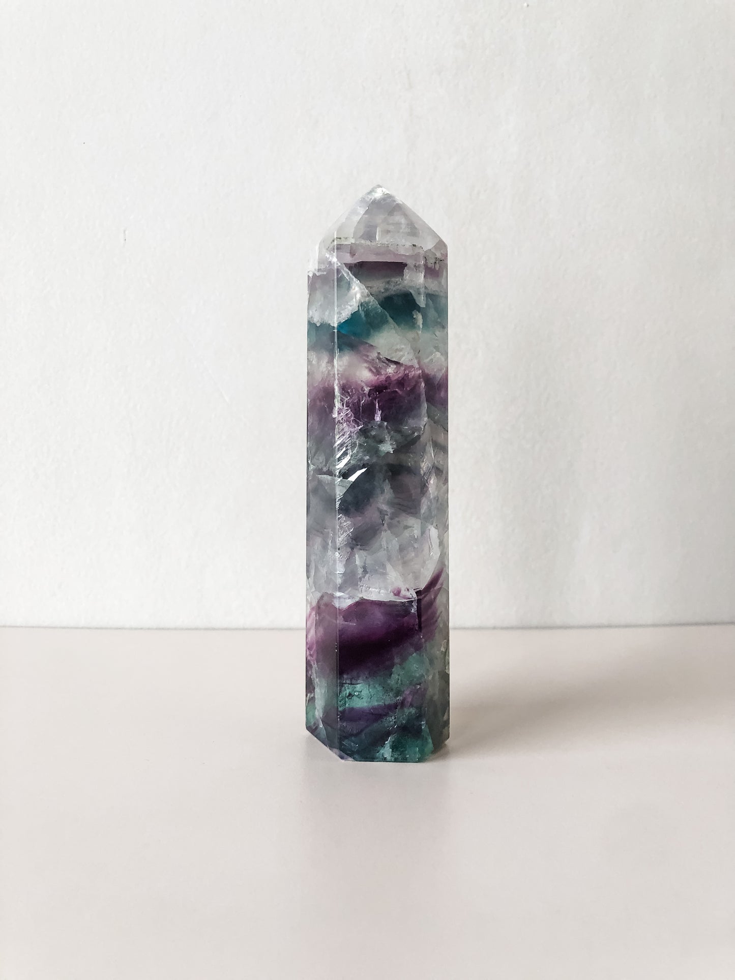 Rainbow Fluorite Tower L