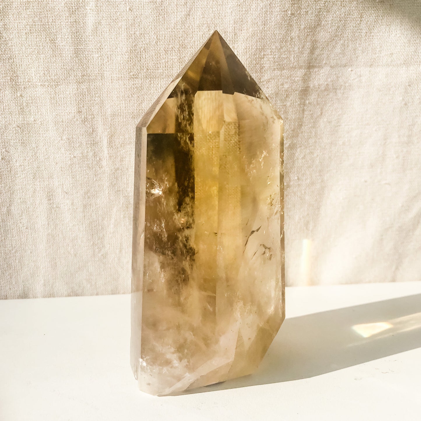 Citrine Tower Brazil (14cm)