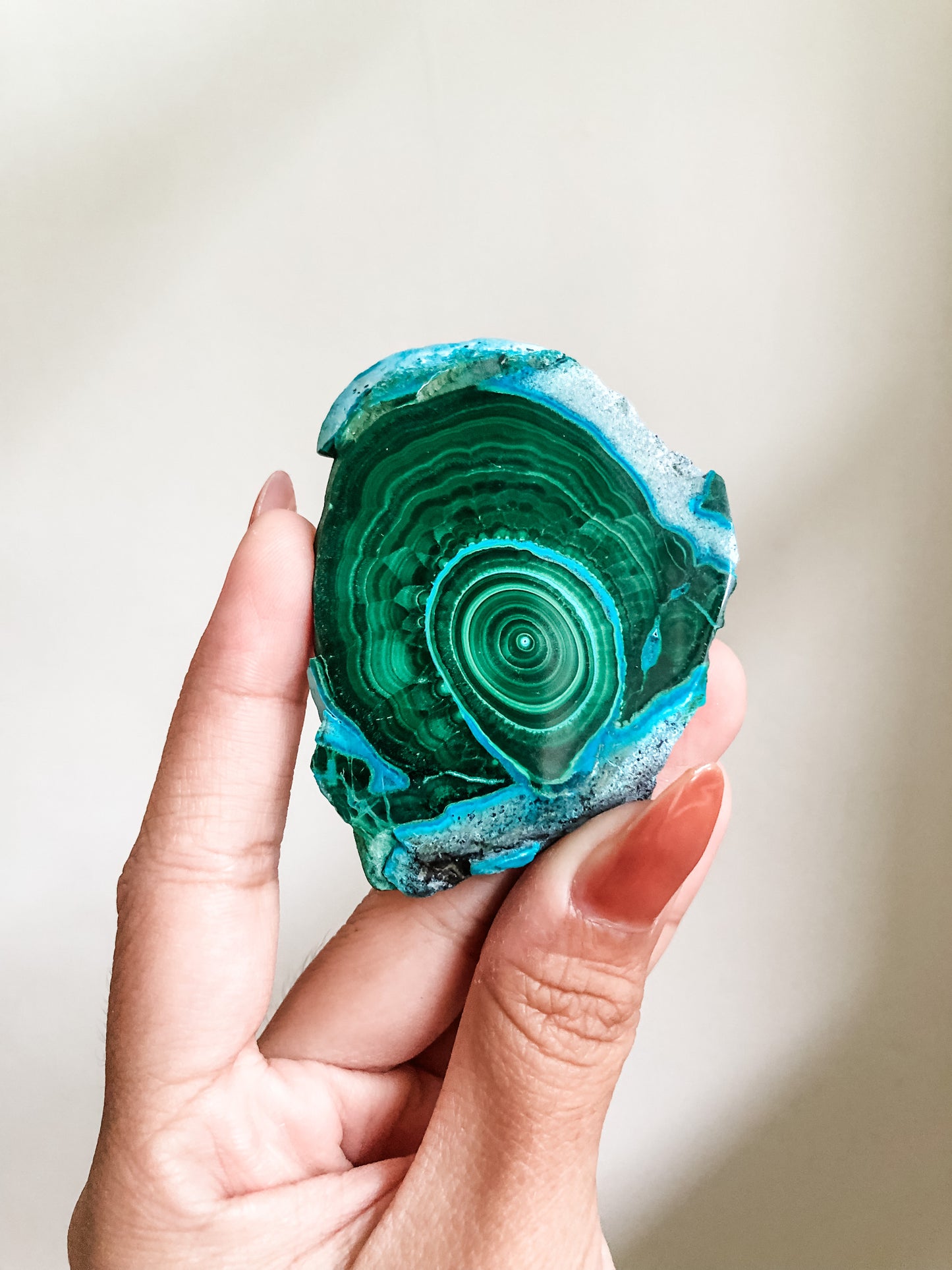 Malachite Chrysocolla Freeform Slice (46g)