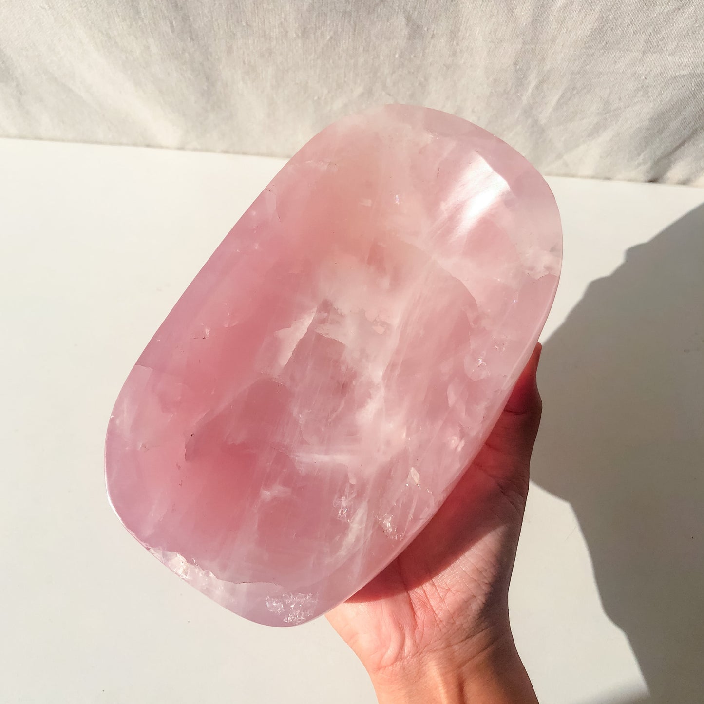 Rose Quartz Bowl (1.3kg)