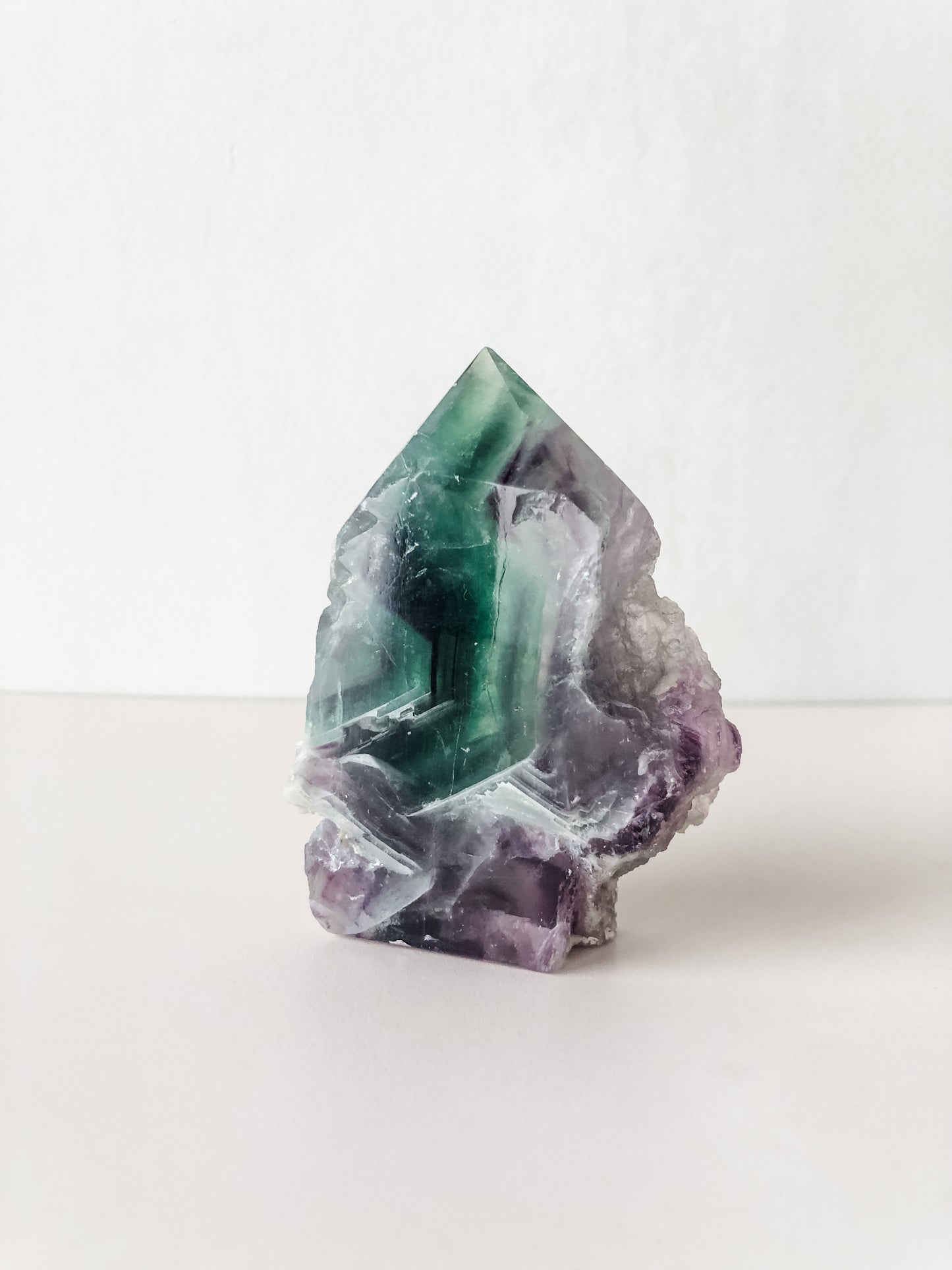 Rainbow Fluorite Semi-Polished