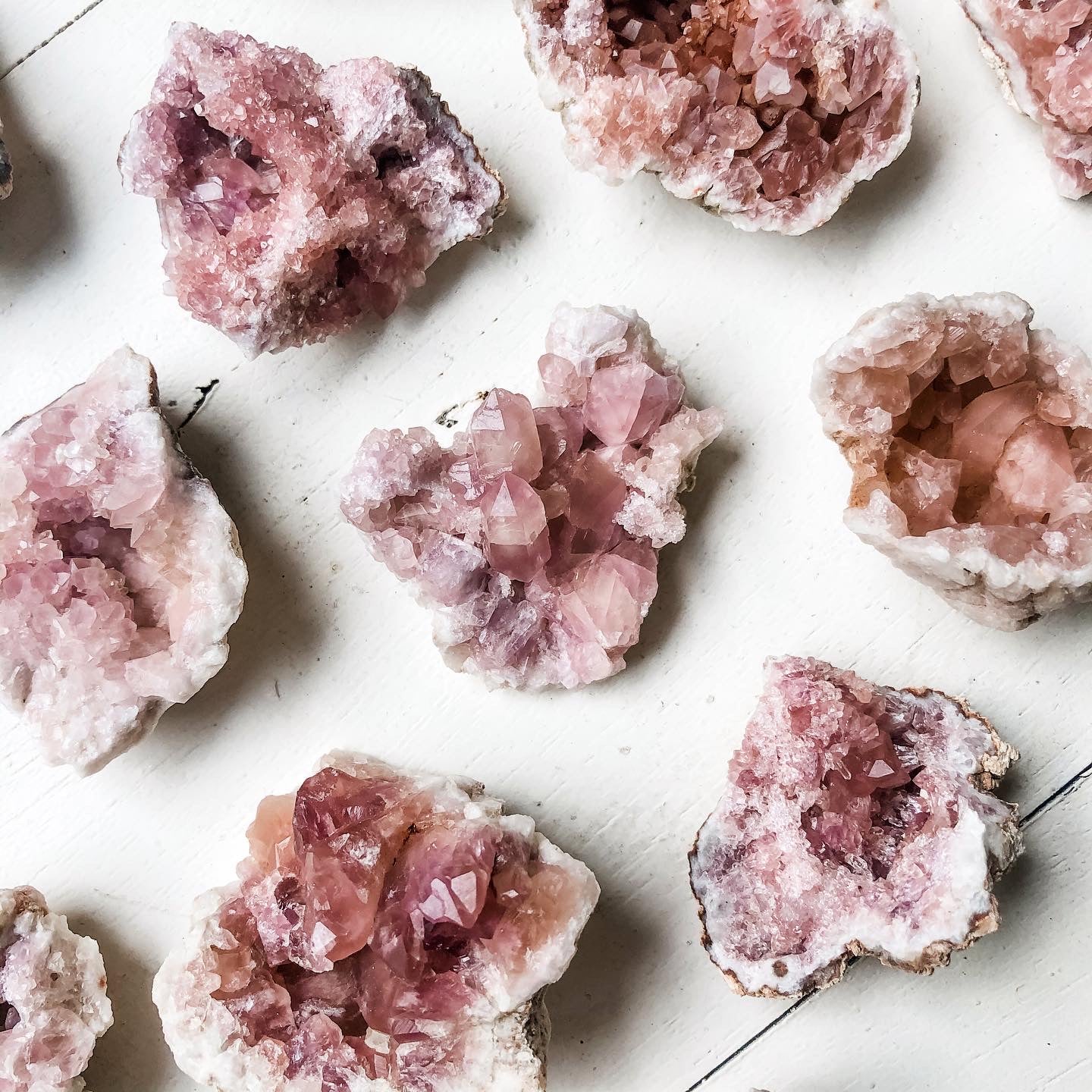 Pink Amethyst Cluster