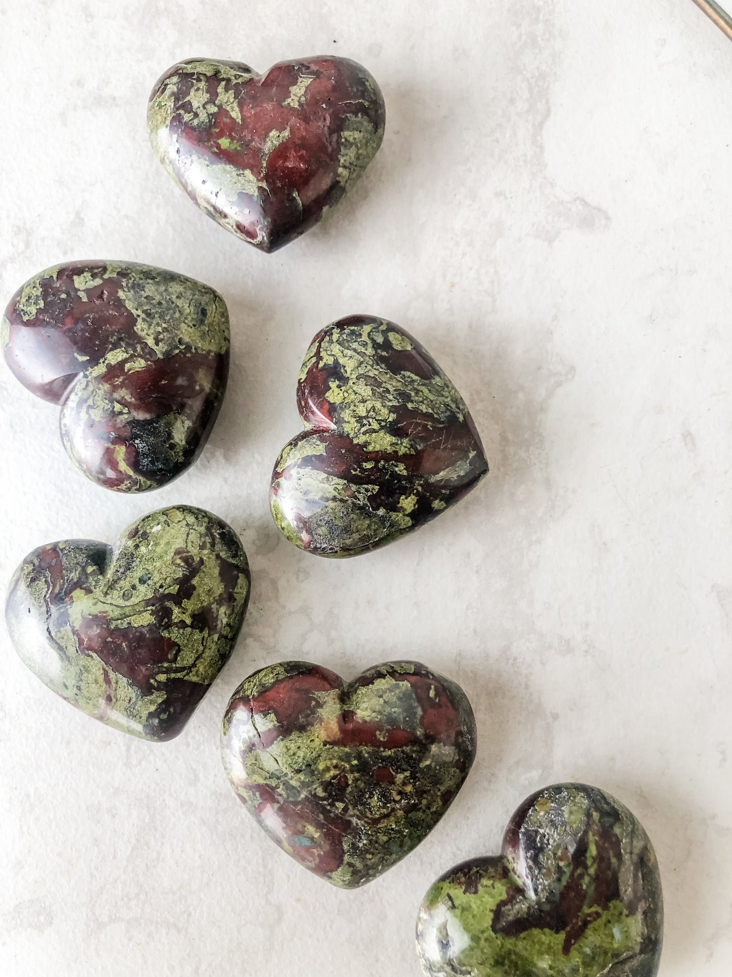 Dragonblood Jasper Heart