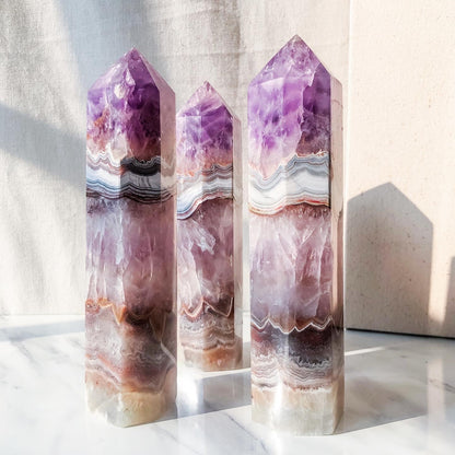 Amethyst Banded Tower Large