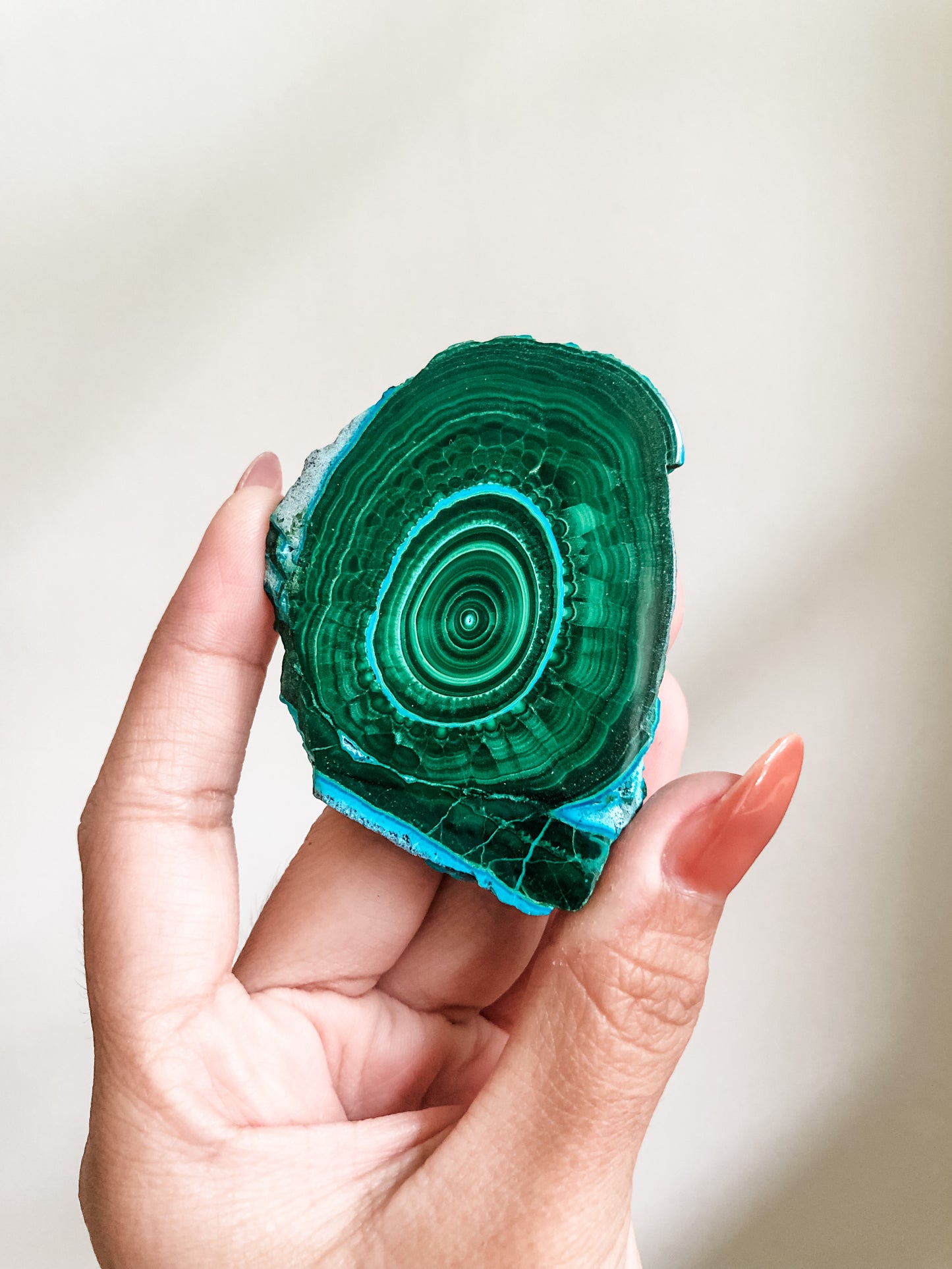 Malachite Chrysocolla Freeform Slice (46g)