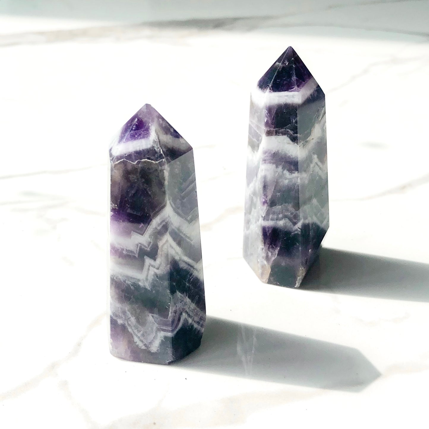 Chevron Amethyst Tower