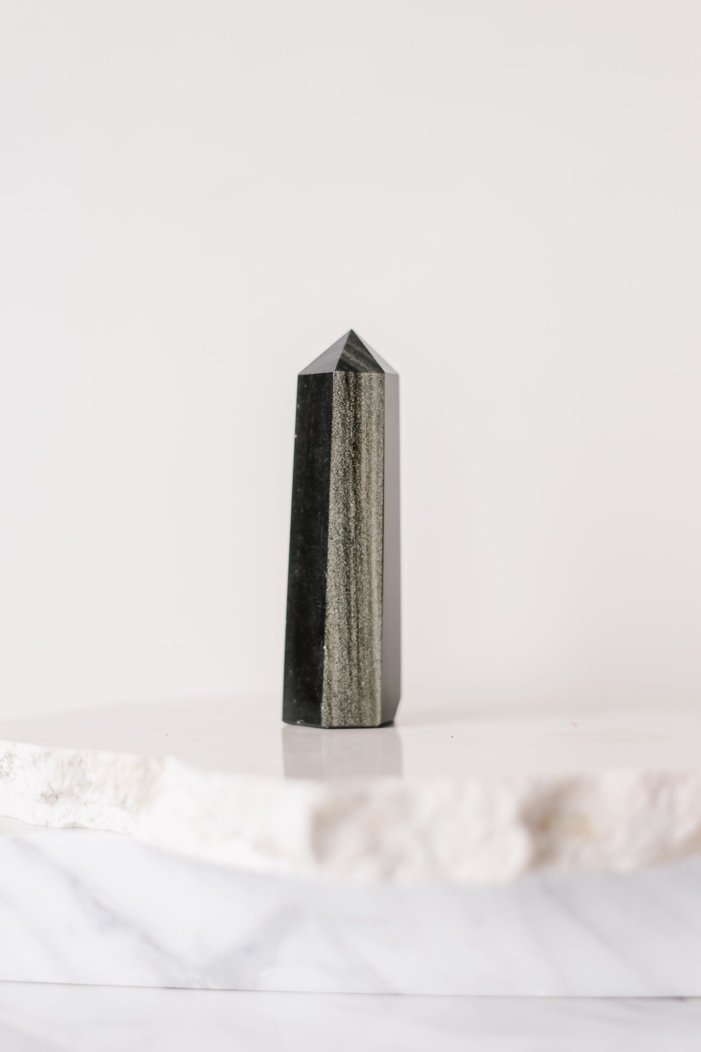 Gold Sheen Obsidian Tower
