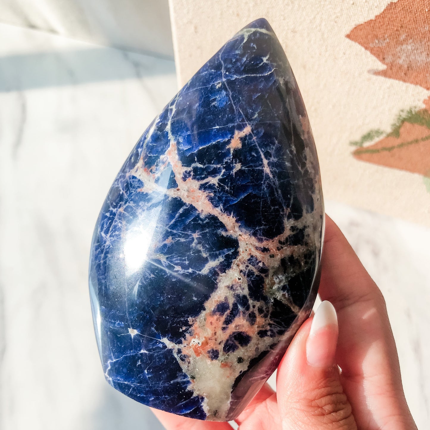 Sodalite Flame