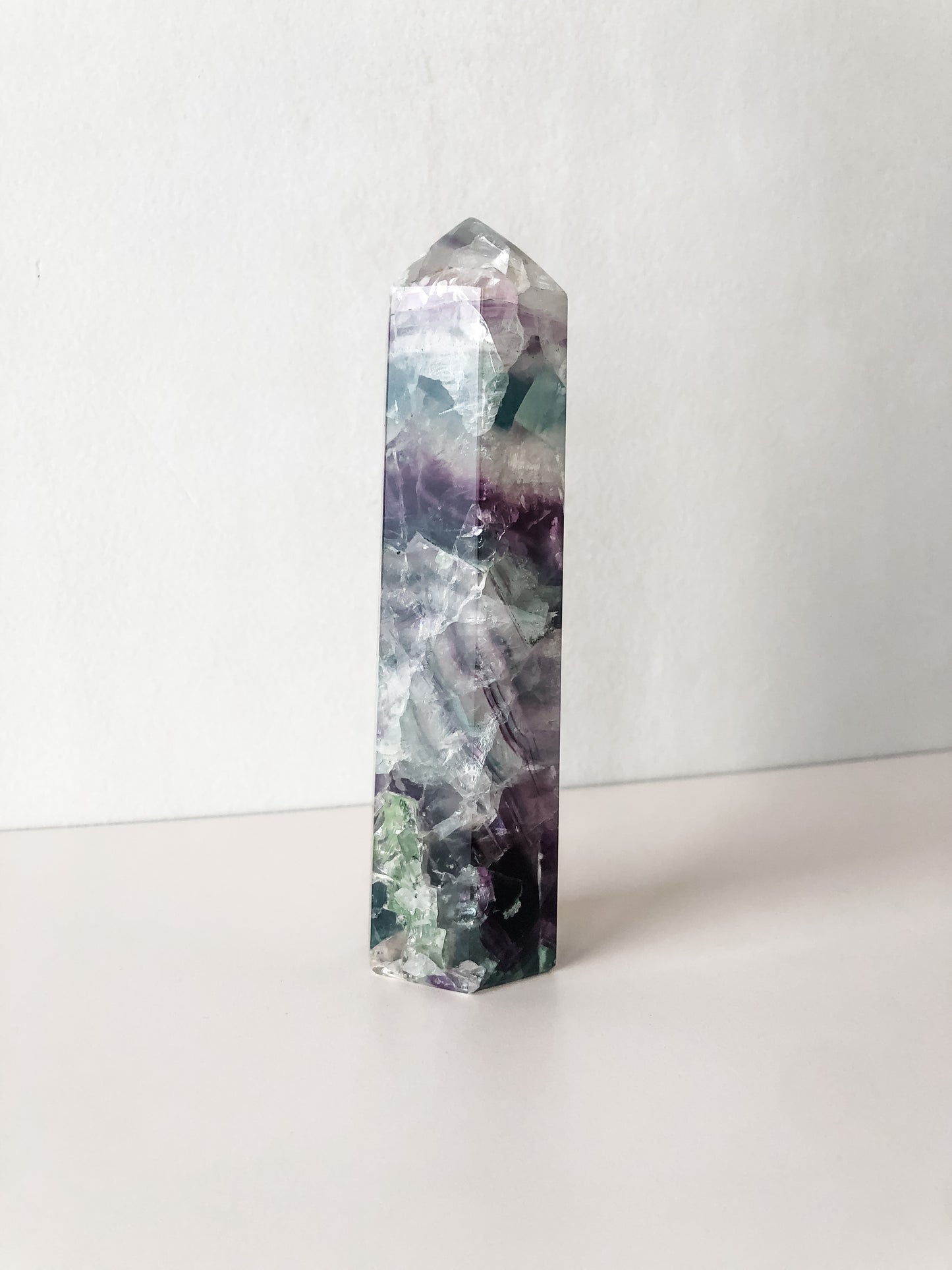 Rainbow Fluorite Tower L