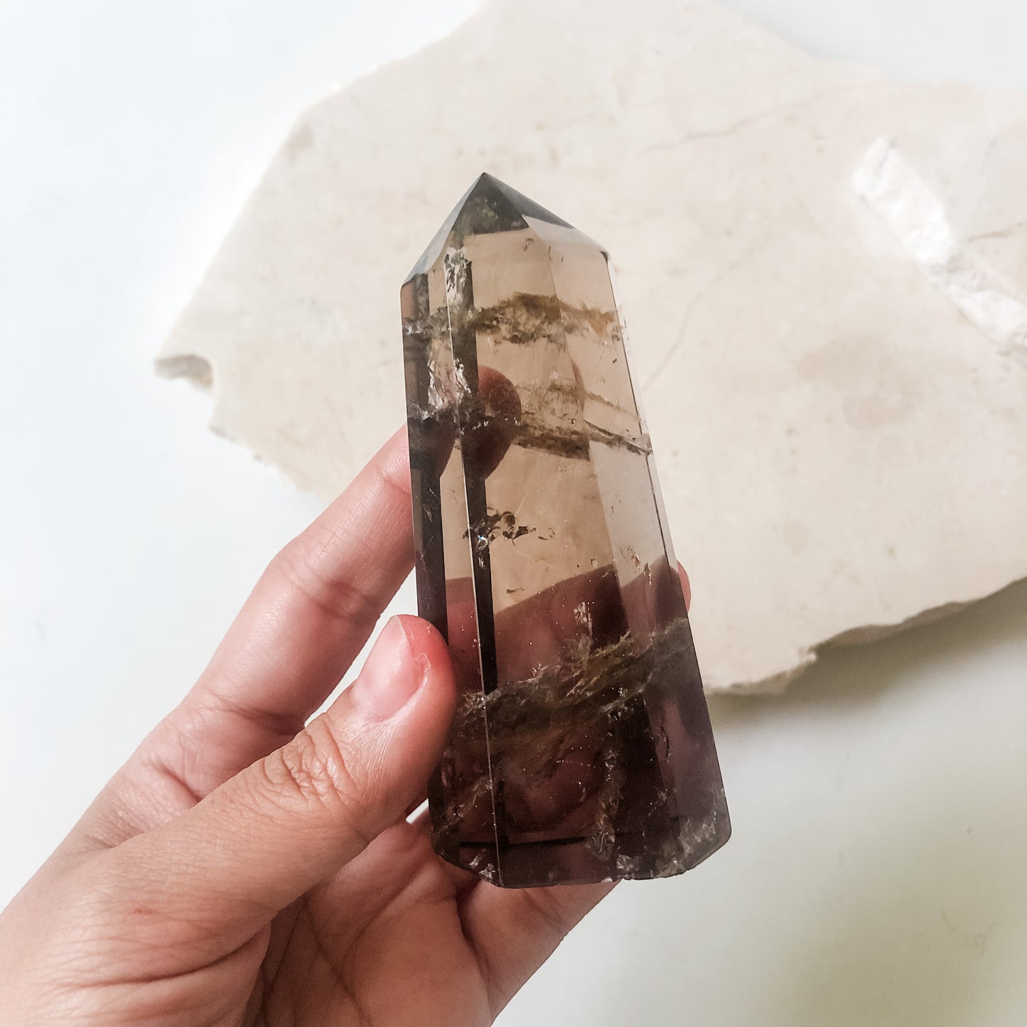 Smoky Quartz Tower