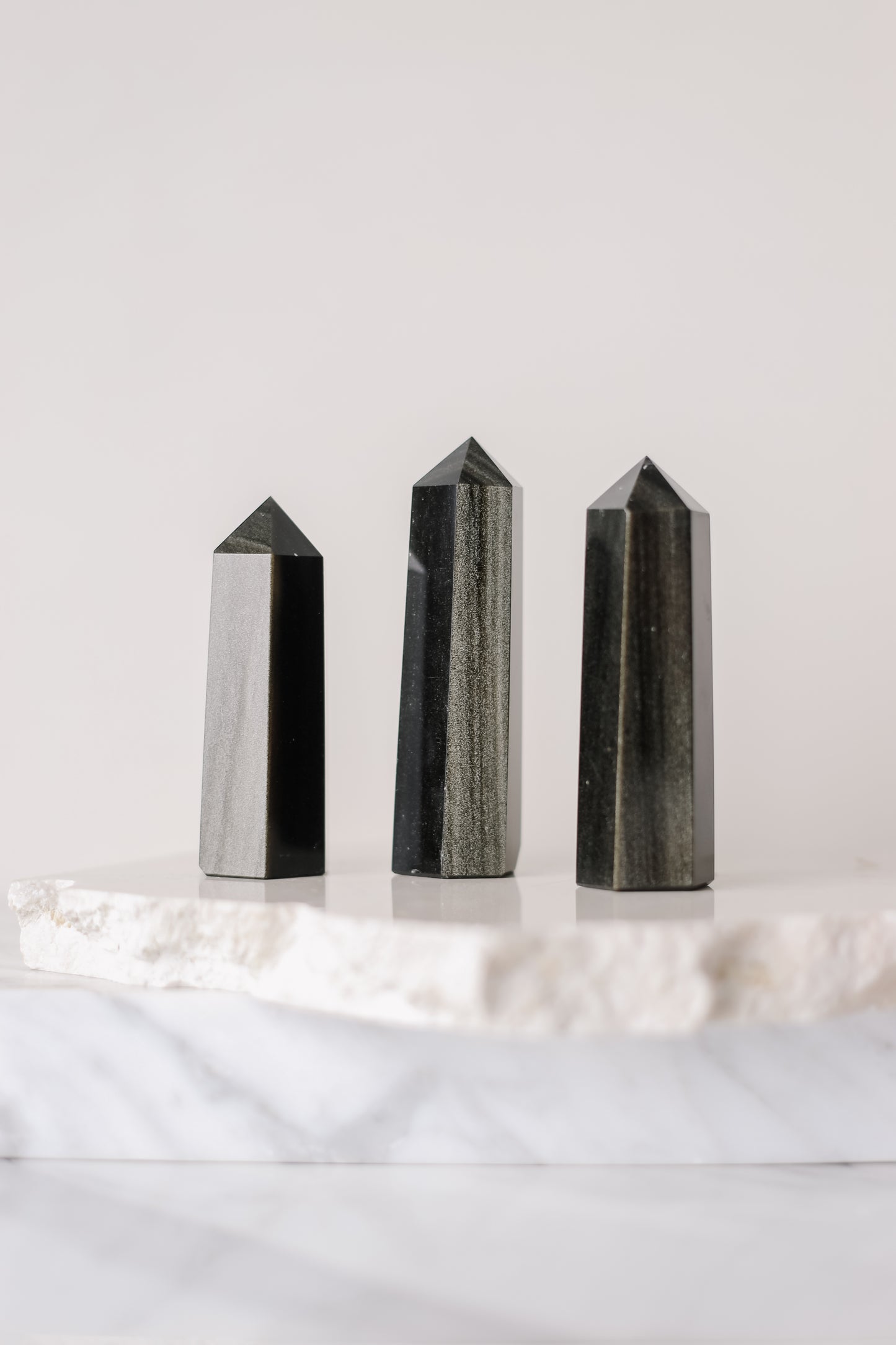 Gold Sheen Obsidian Tower