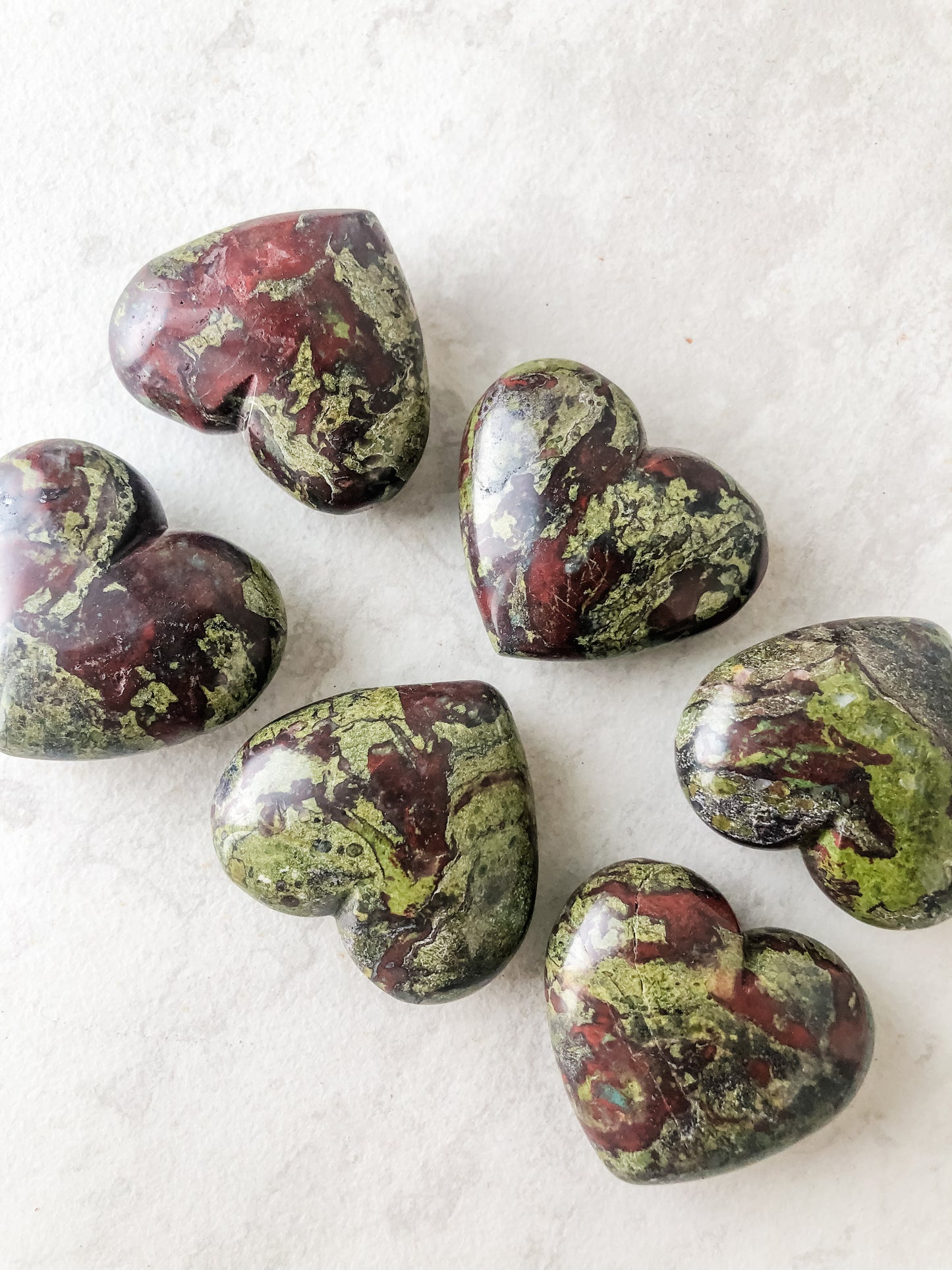 Dragonblood Jasper Heart
