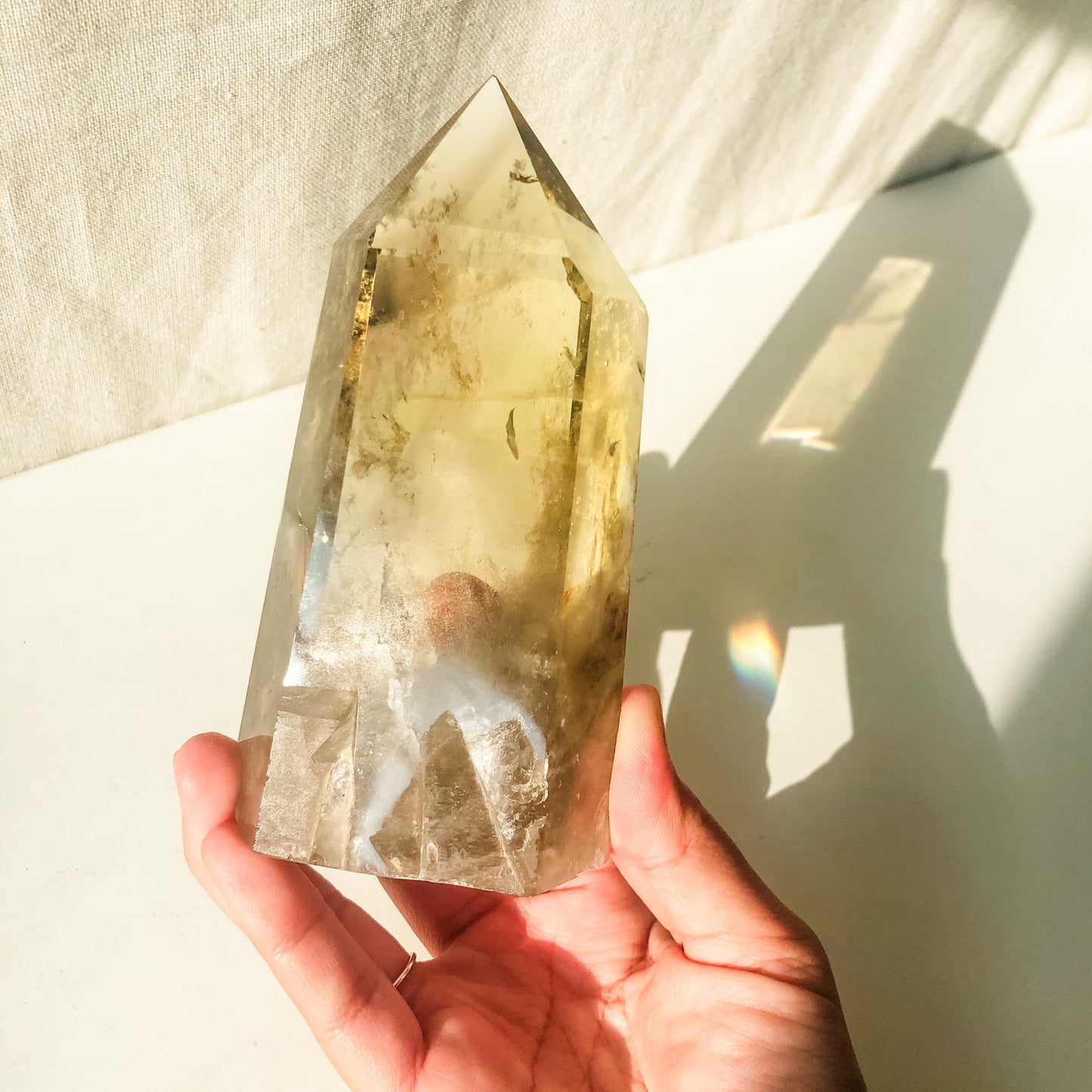 Citrine Tower Brazil (14cm)