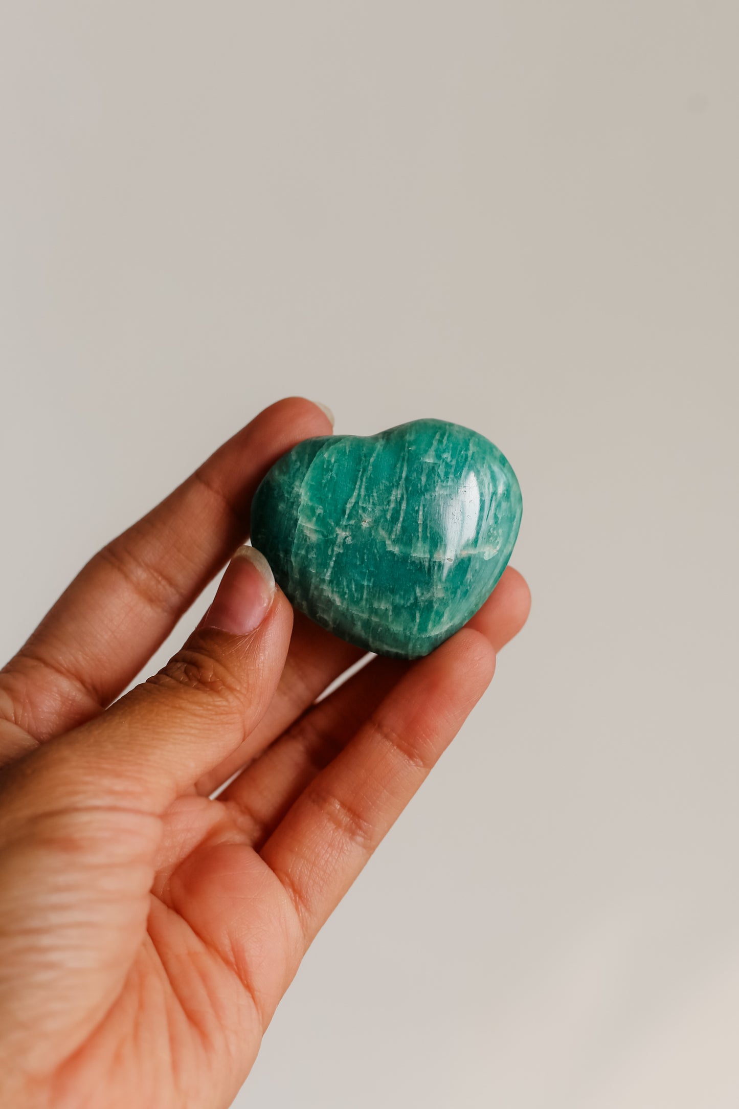 Amazonite Heart