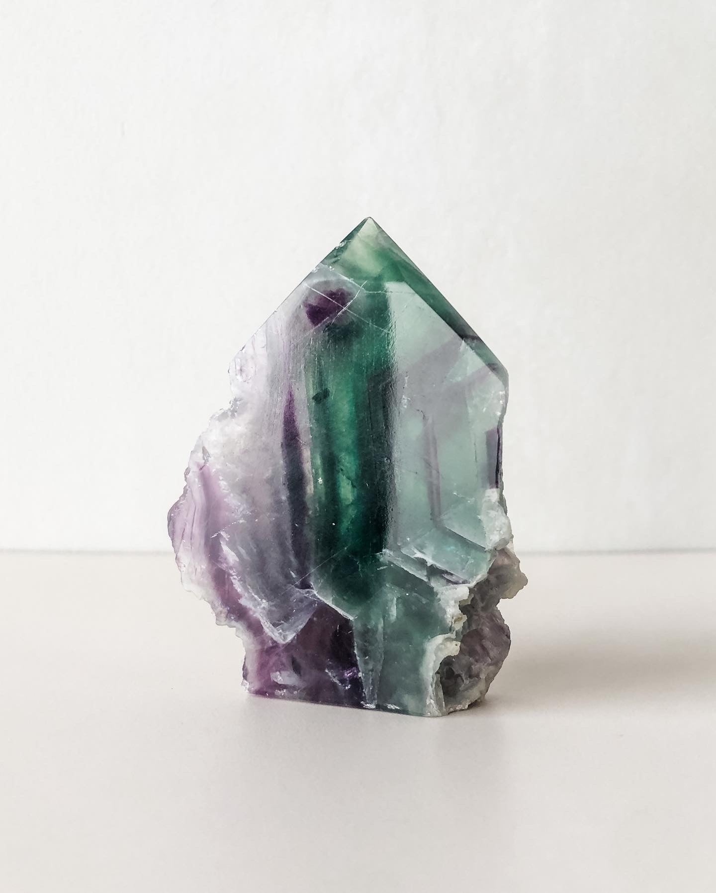 Rainbow Fluorite Semi-Polished