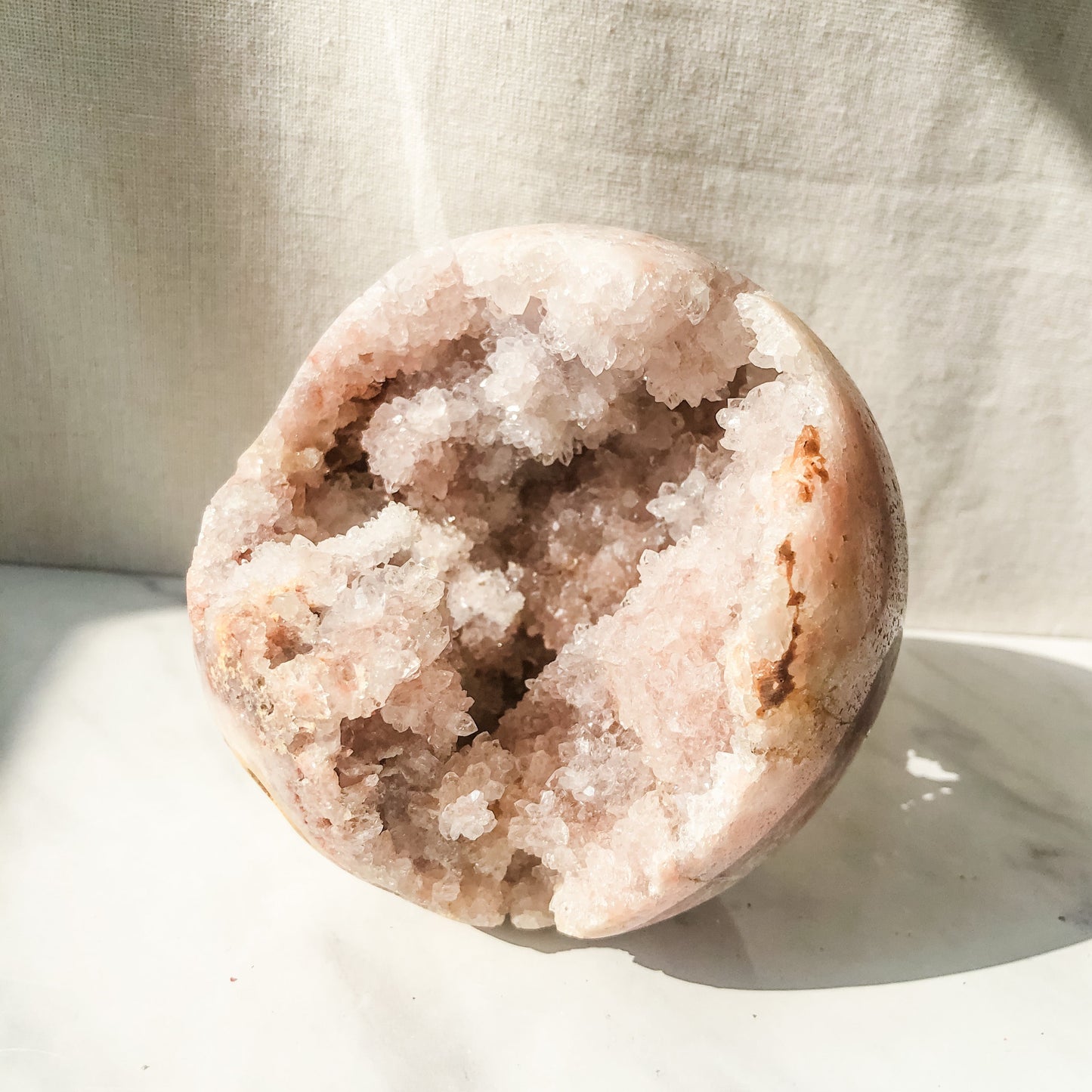 Pink Amethyst Druzy Sphere (800g)