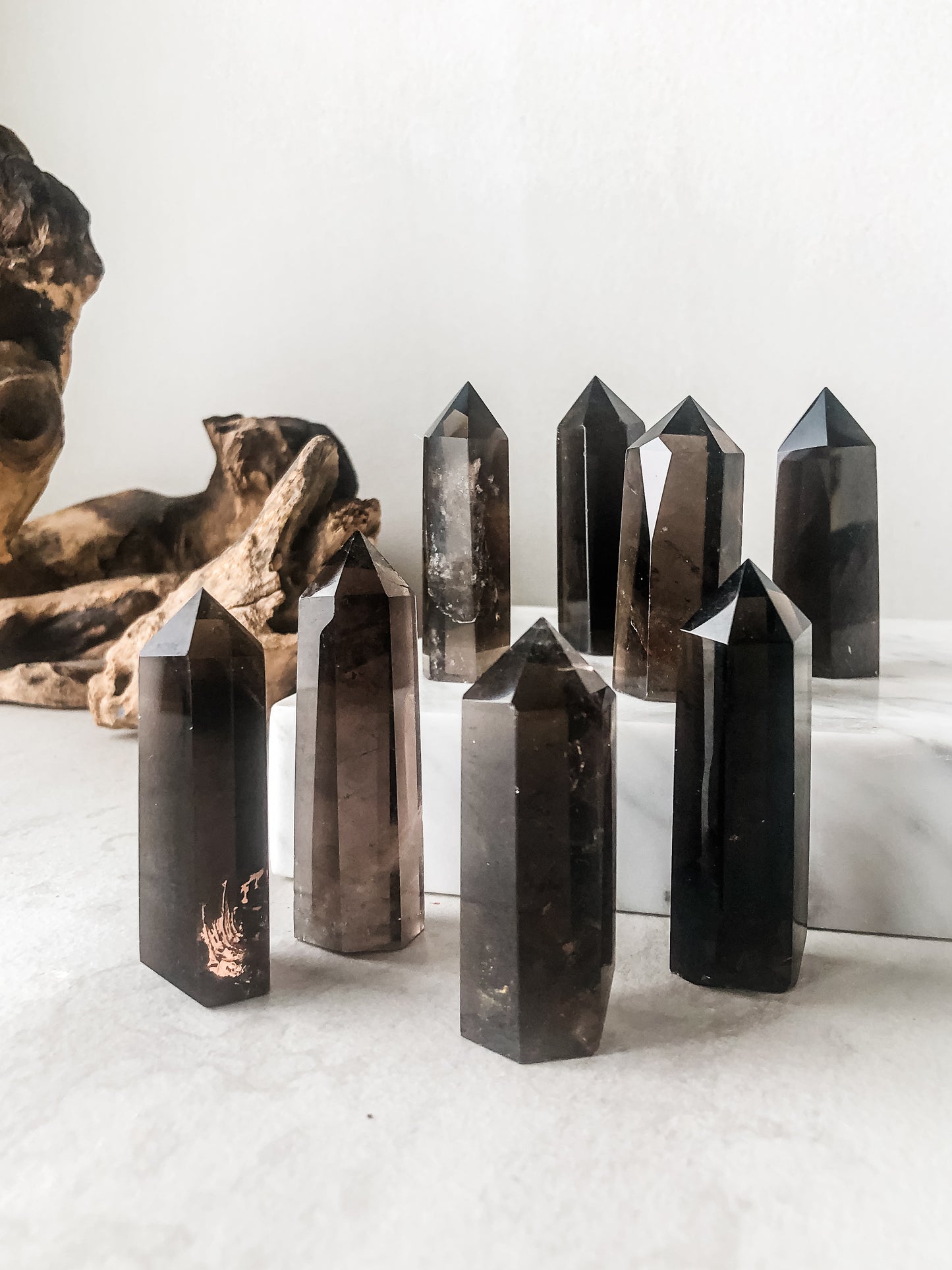Smoky Quartz Tower
