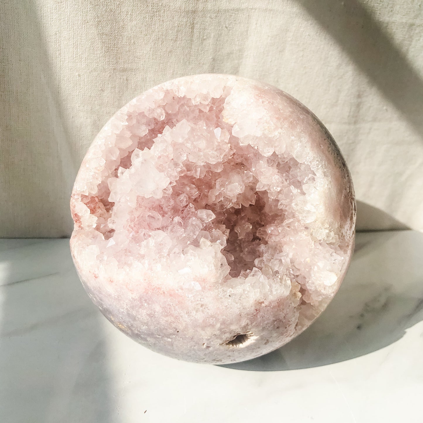 Pink Amethyst Druzy Sphere (3.1kg)