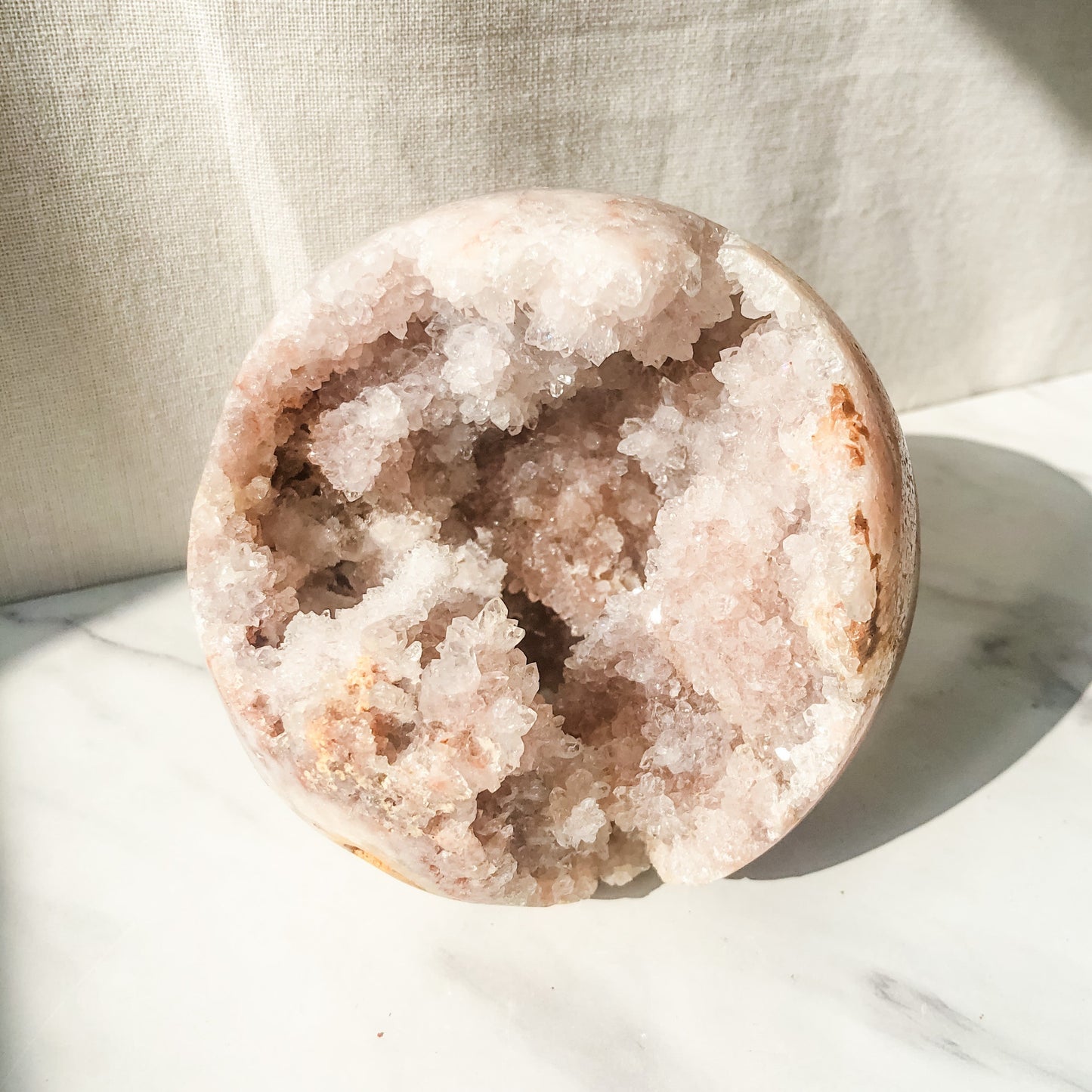 Pink Amethyst Druzy Sphere (800g)