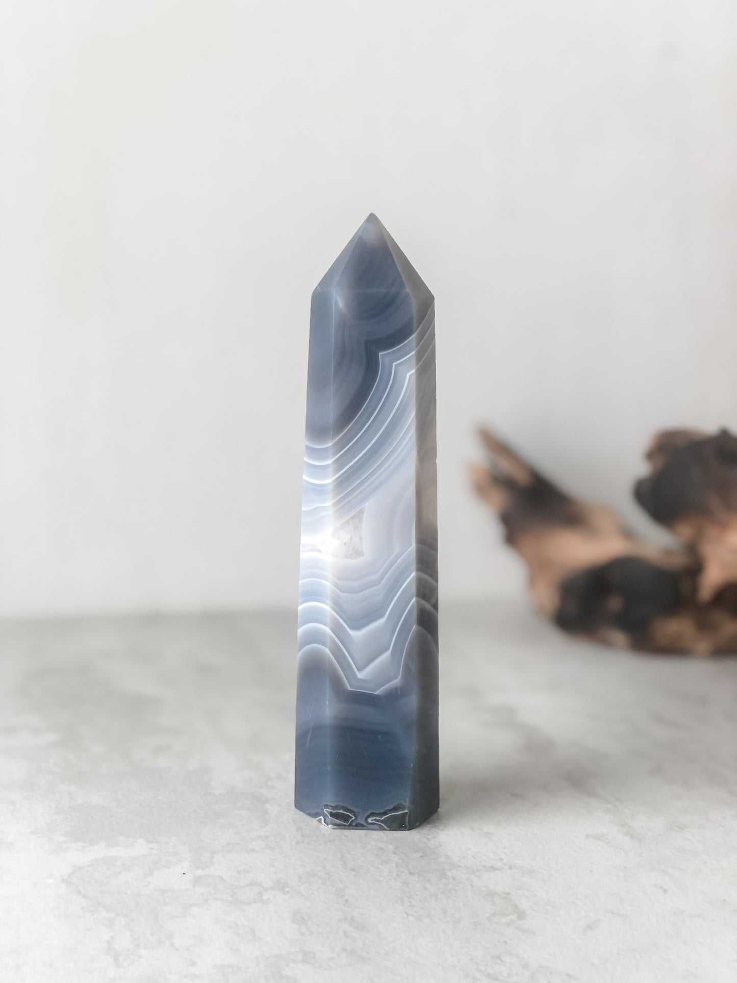 Botswana Agate Tower L (17.5cm)