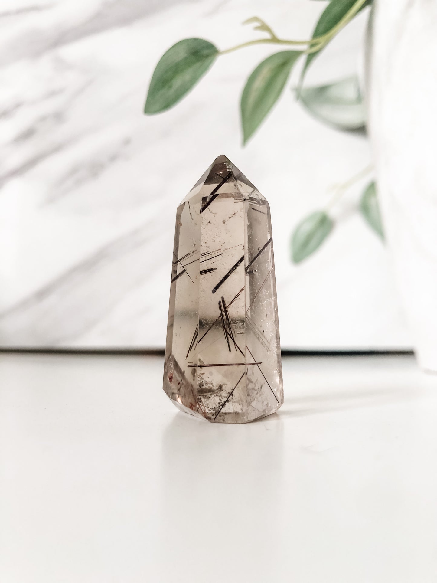 Copper Rutilated Smoky Quartz Point (29g)