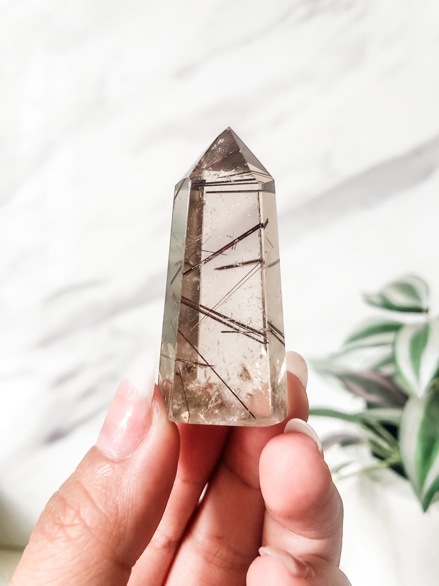 Copper Rutilated Smoky Quartz Point (29g)