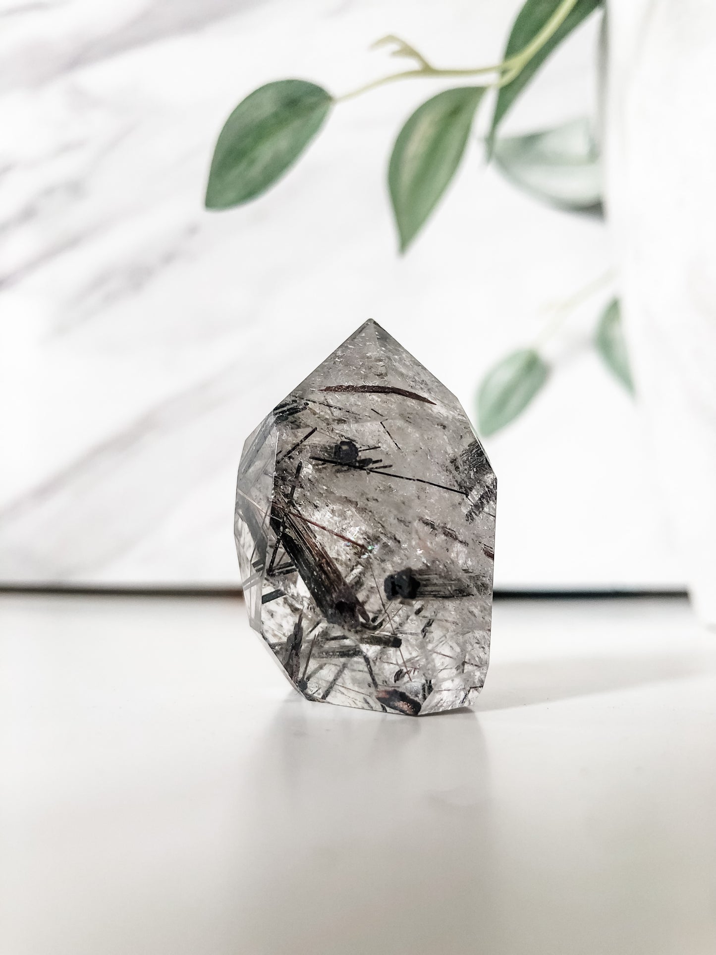 Titanium Oxide Rutilated Quartz Point (44g)