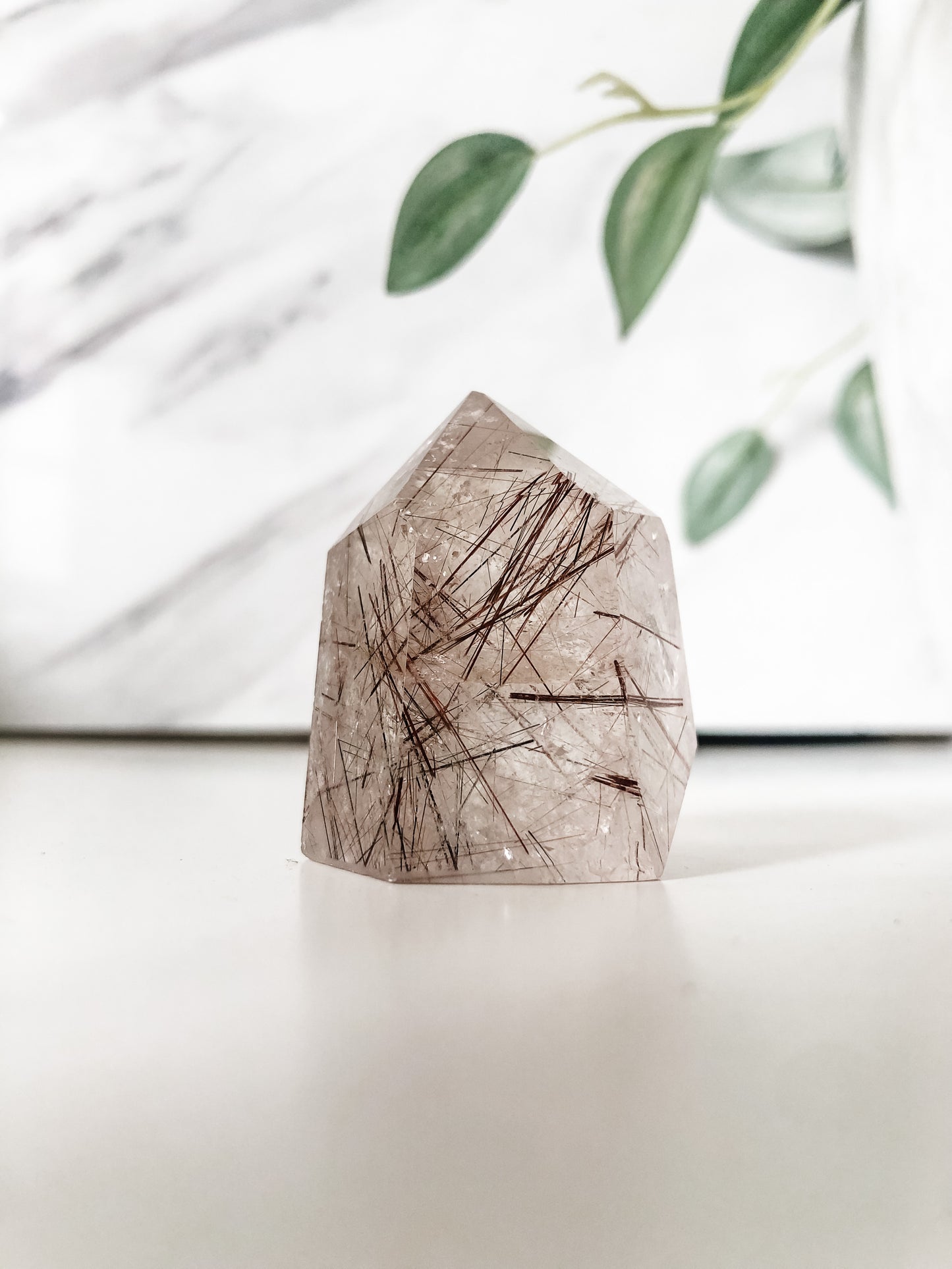 Copper Rutilated Quartz Point (67g)