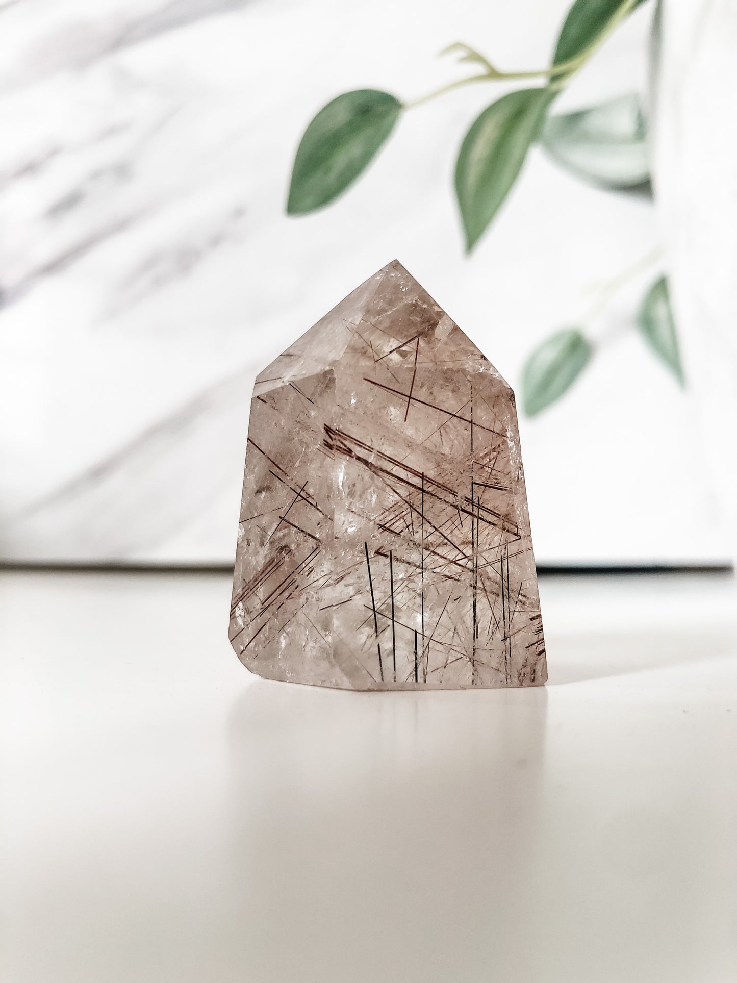 Copper Rutilated Quartz Point (67g)