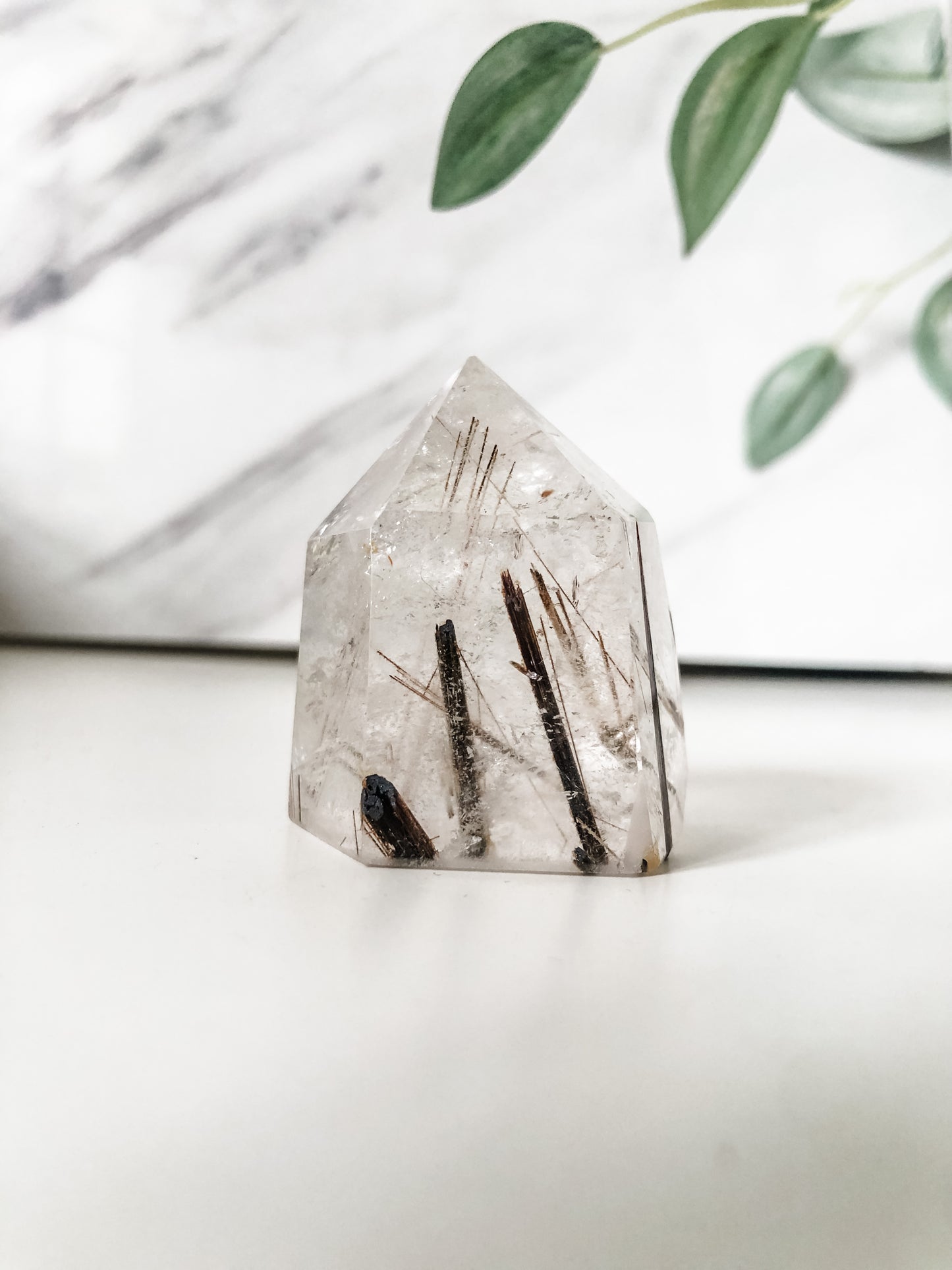 Copper Rutilated Quartz Point (80g)