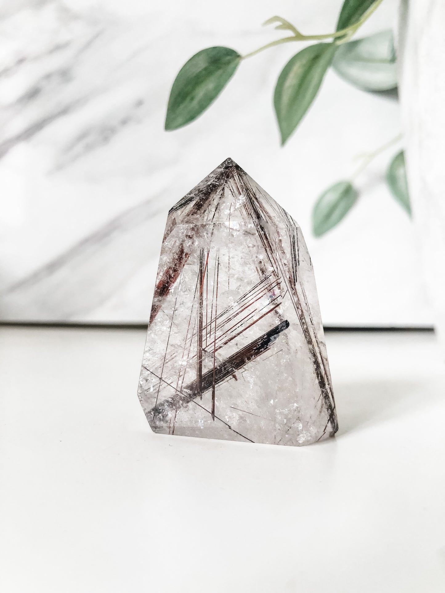 Copper Rutilated Quartz Point (88g)