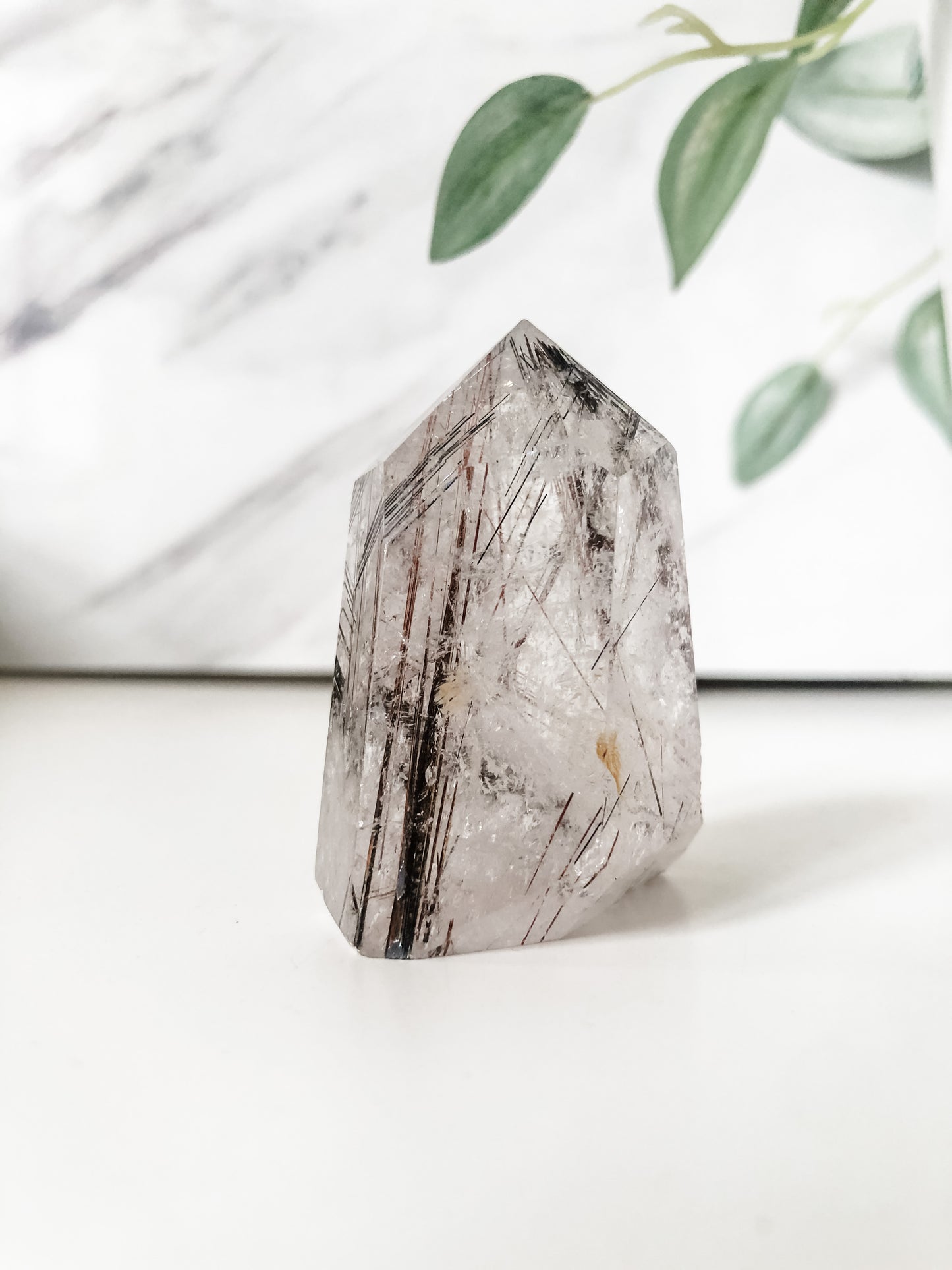Copper Rutilated Quartz Point (88g)