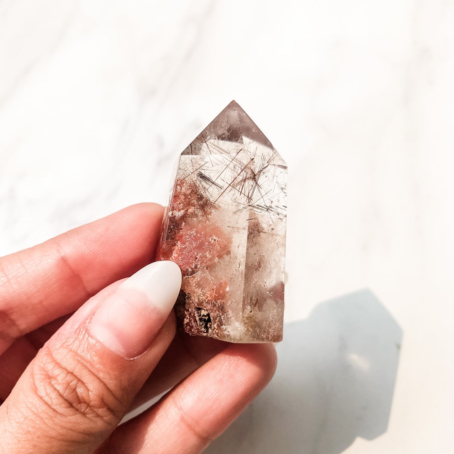 Red Copper Rutilated Quartz Point (35g)