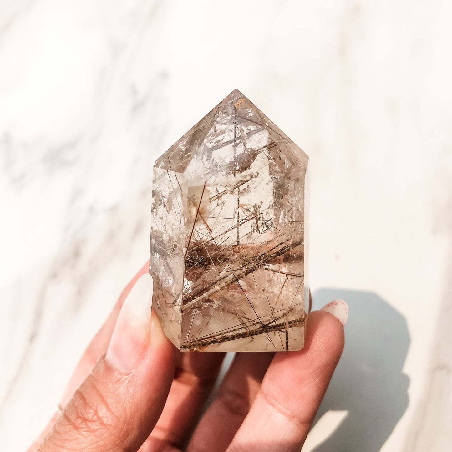 Copper Rutilated Quartz Point (64g)