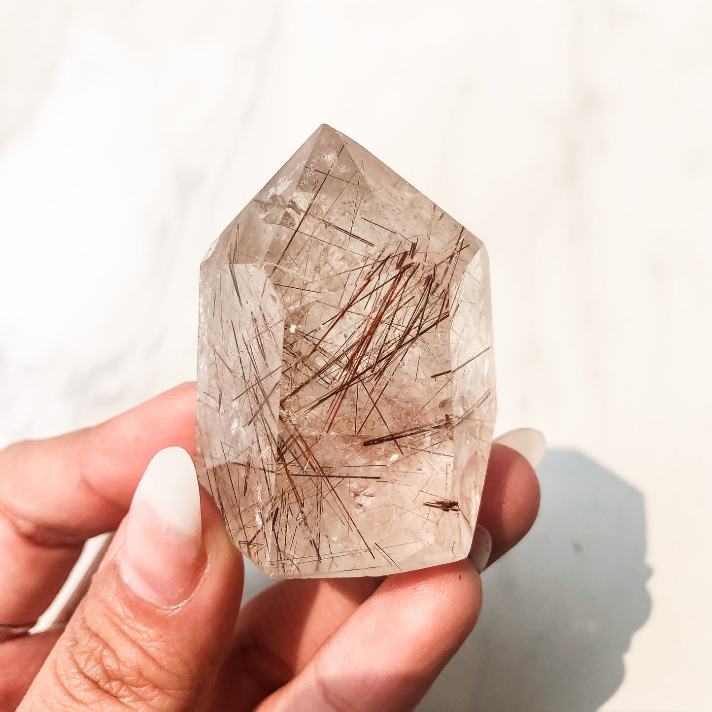 Copper Rutilated Quartz Point (67g)