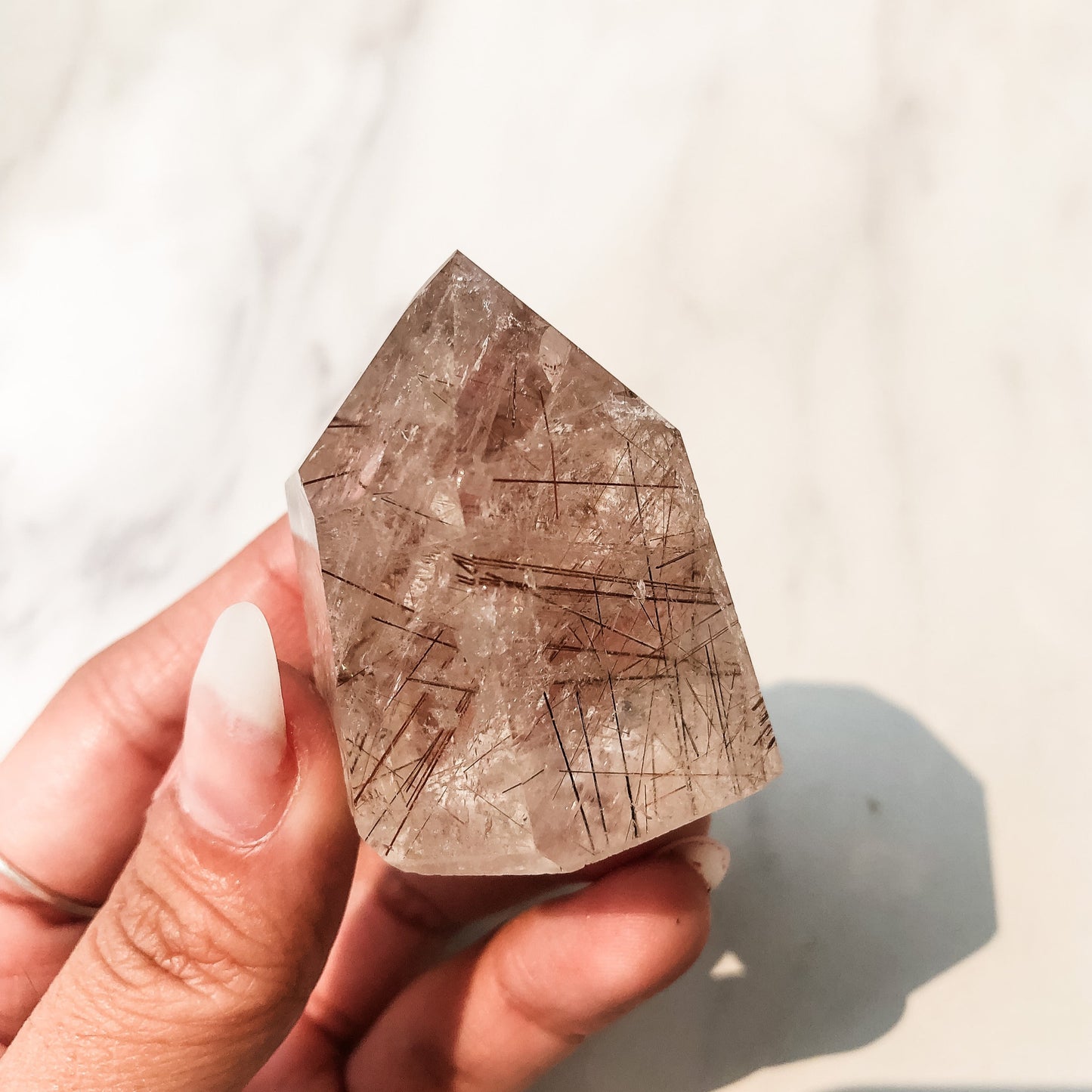 Copper Rutilated Quartz Point (67g)