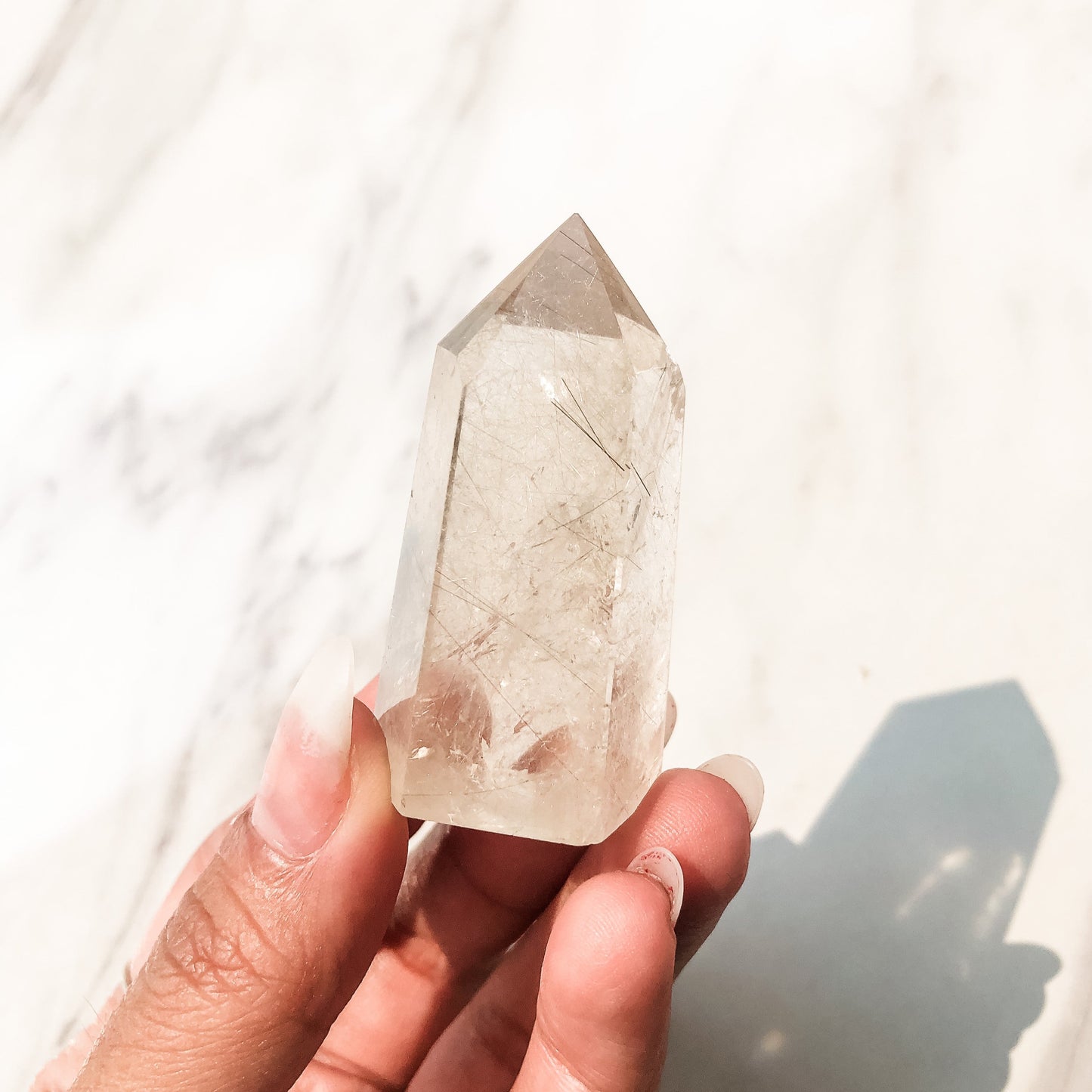 Gold Rutilated Quartz Point (44g)