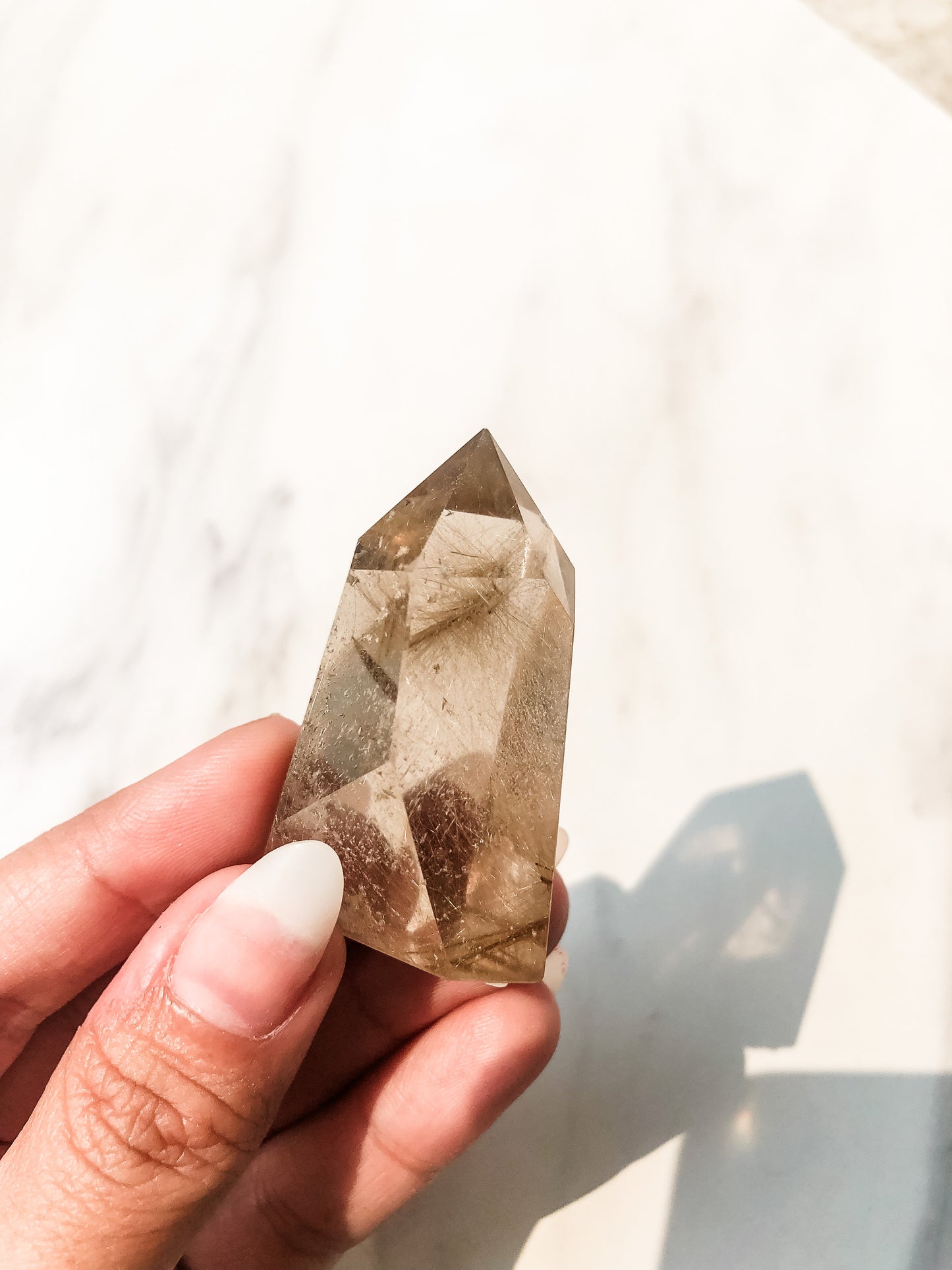 Gold Rutilated Quartz Point (36g)