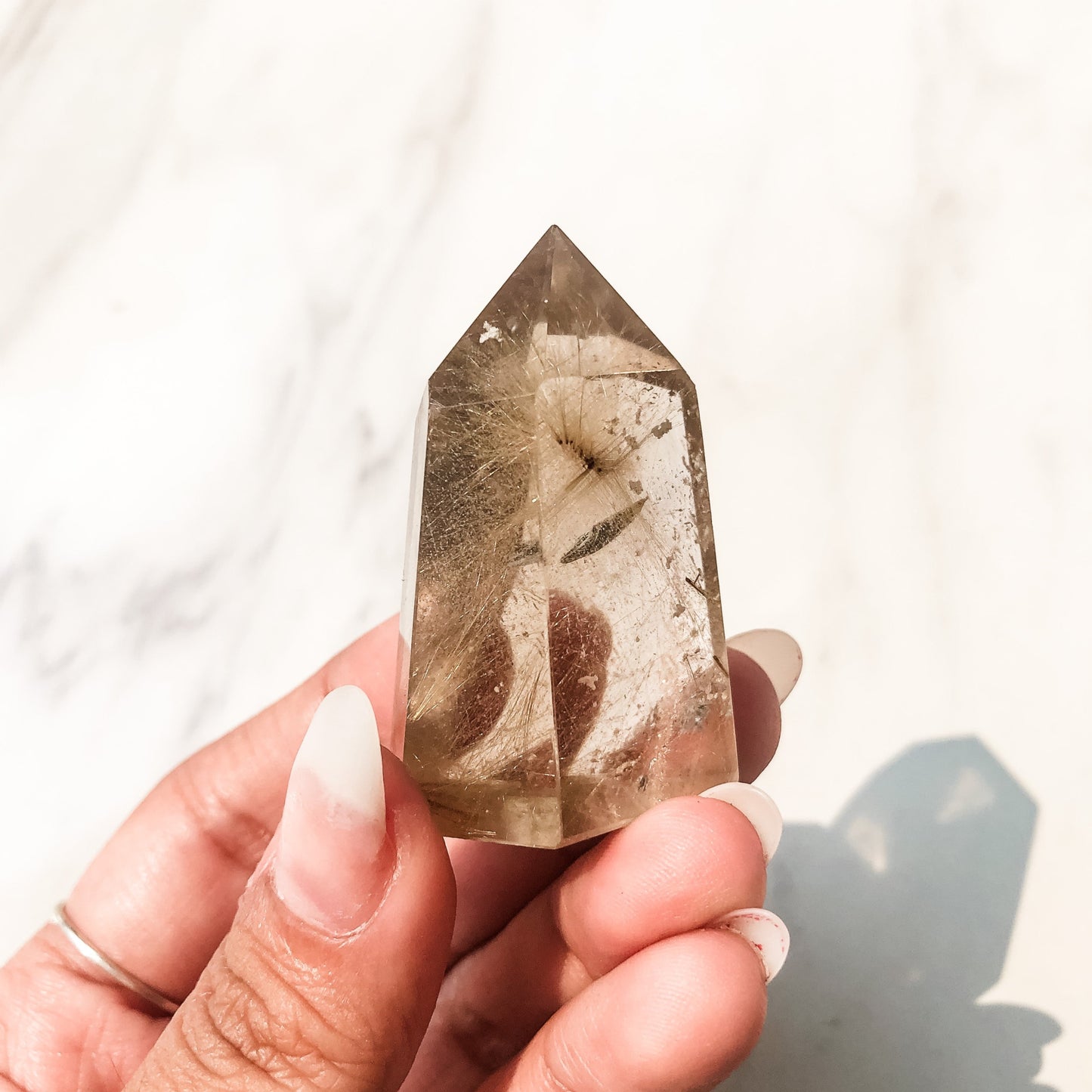 Gold Rutilated Quartz Point (36g)