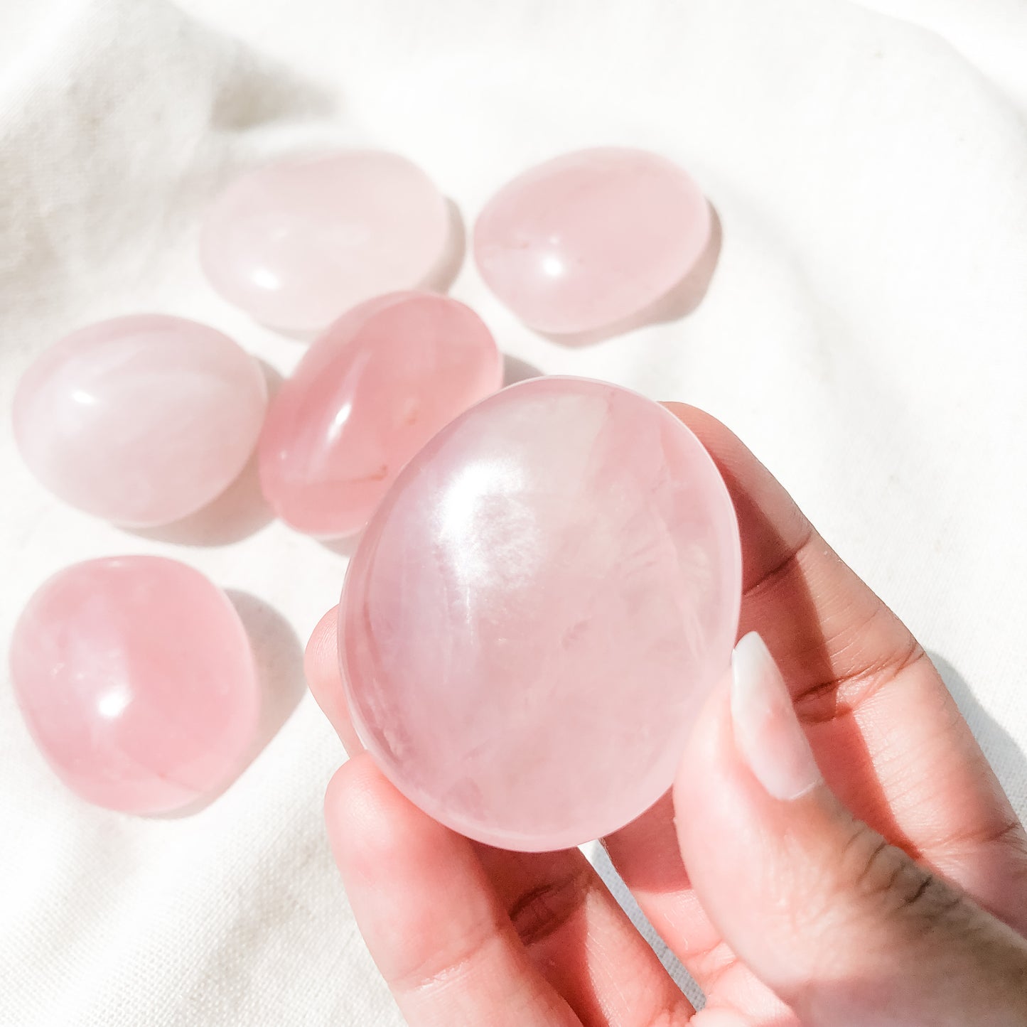 Rose Quartz Palm