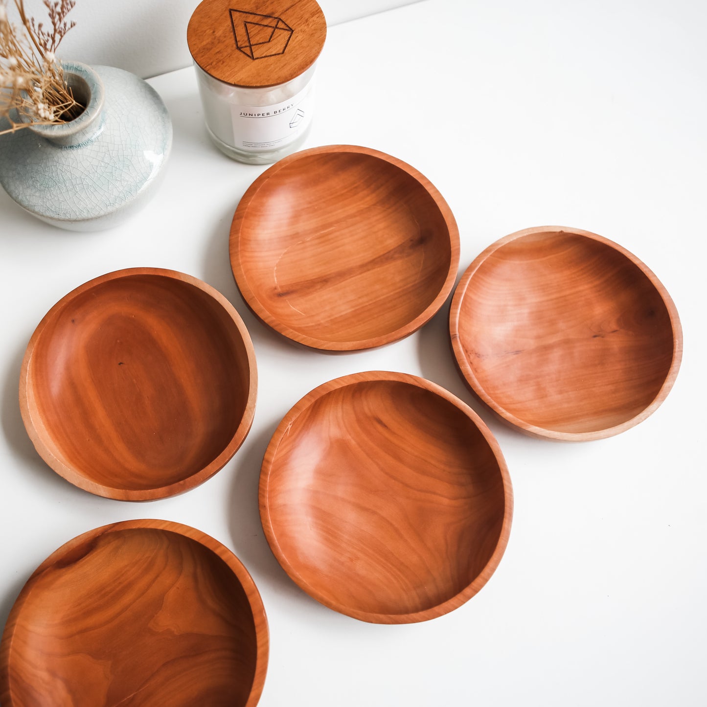 Wood Crystal Bowl - Round