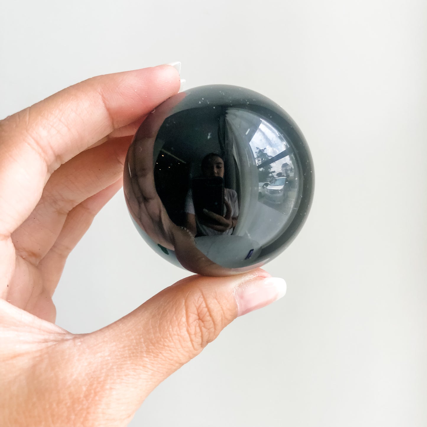 Black Obsidian Sphere