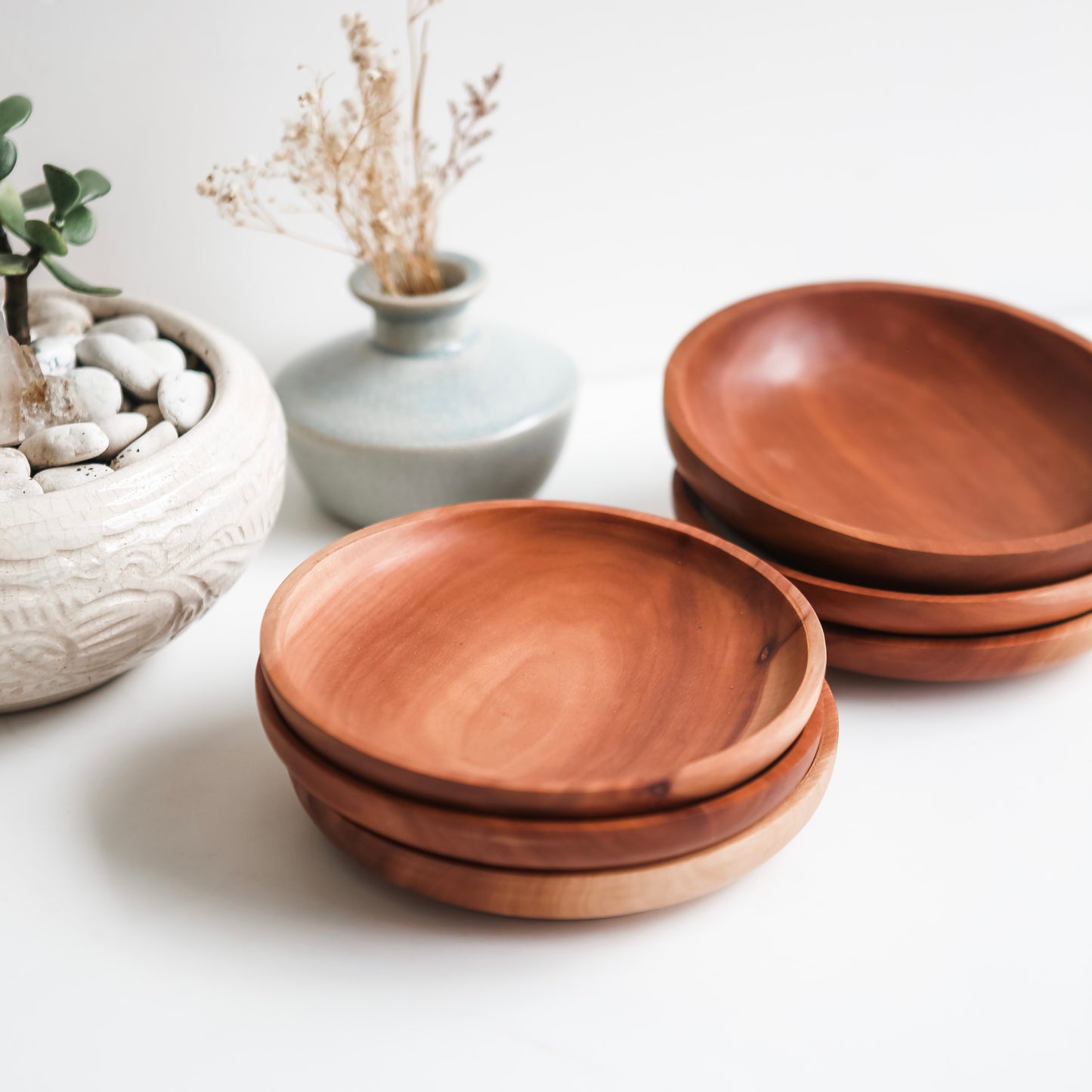 Wood Crystal Bowl - Round