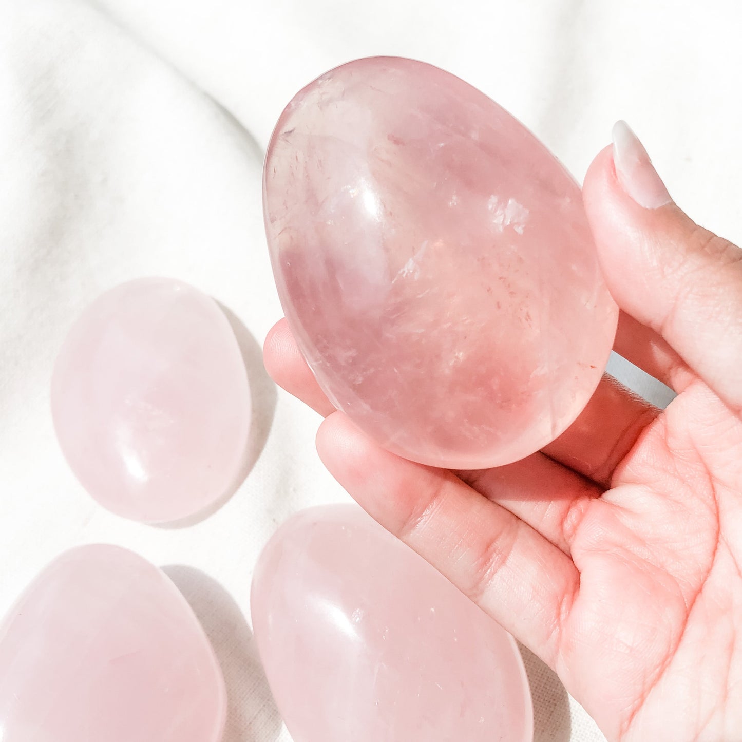 Rose Quartz Palm
