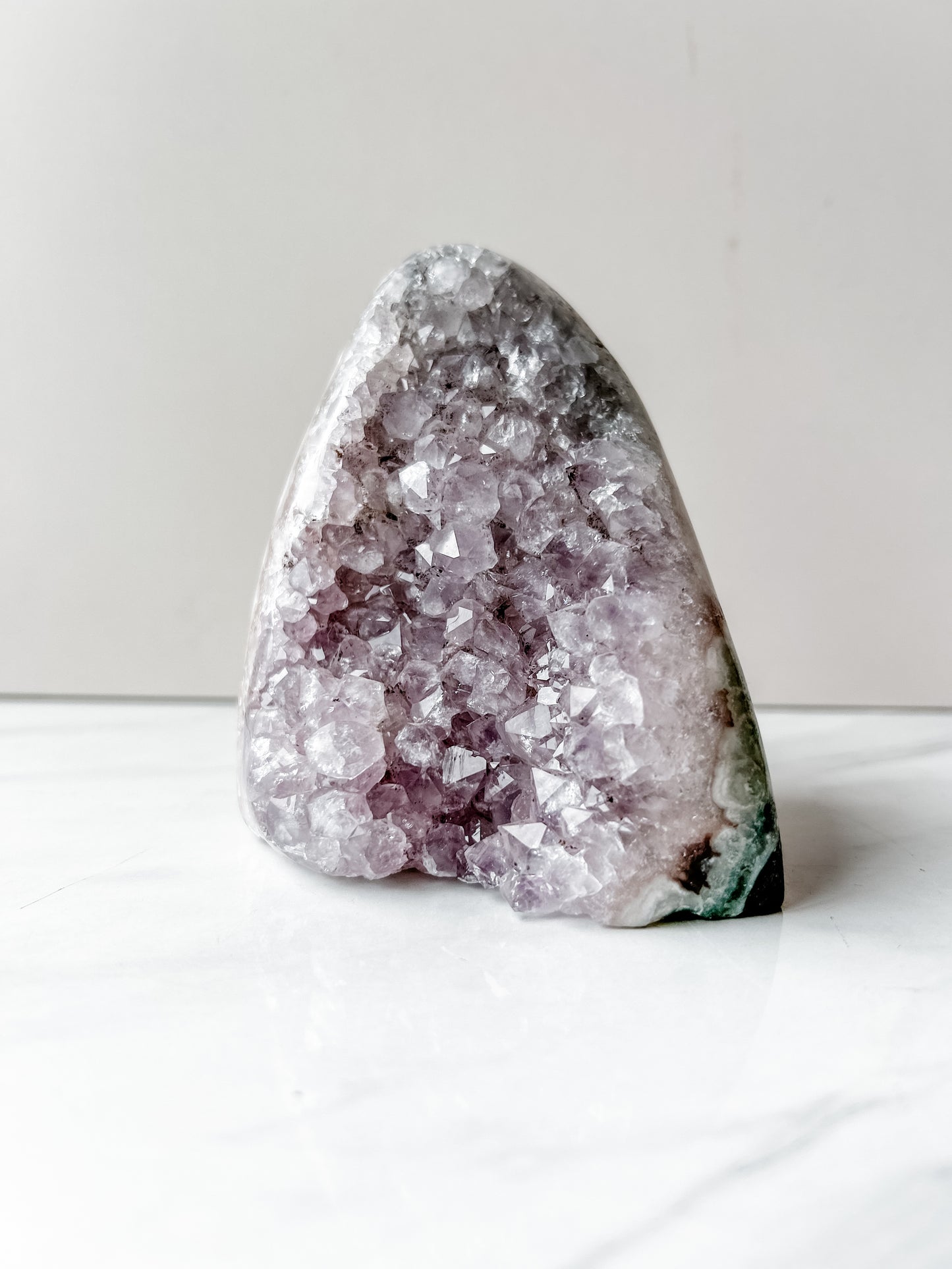 Lavender Amethyst Standing Geode (827g)