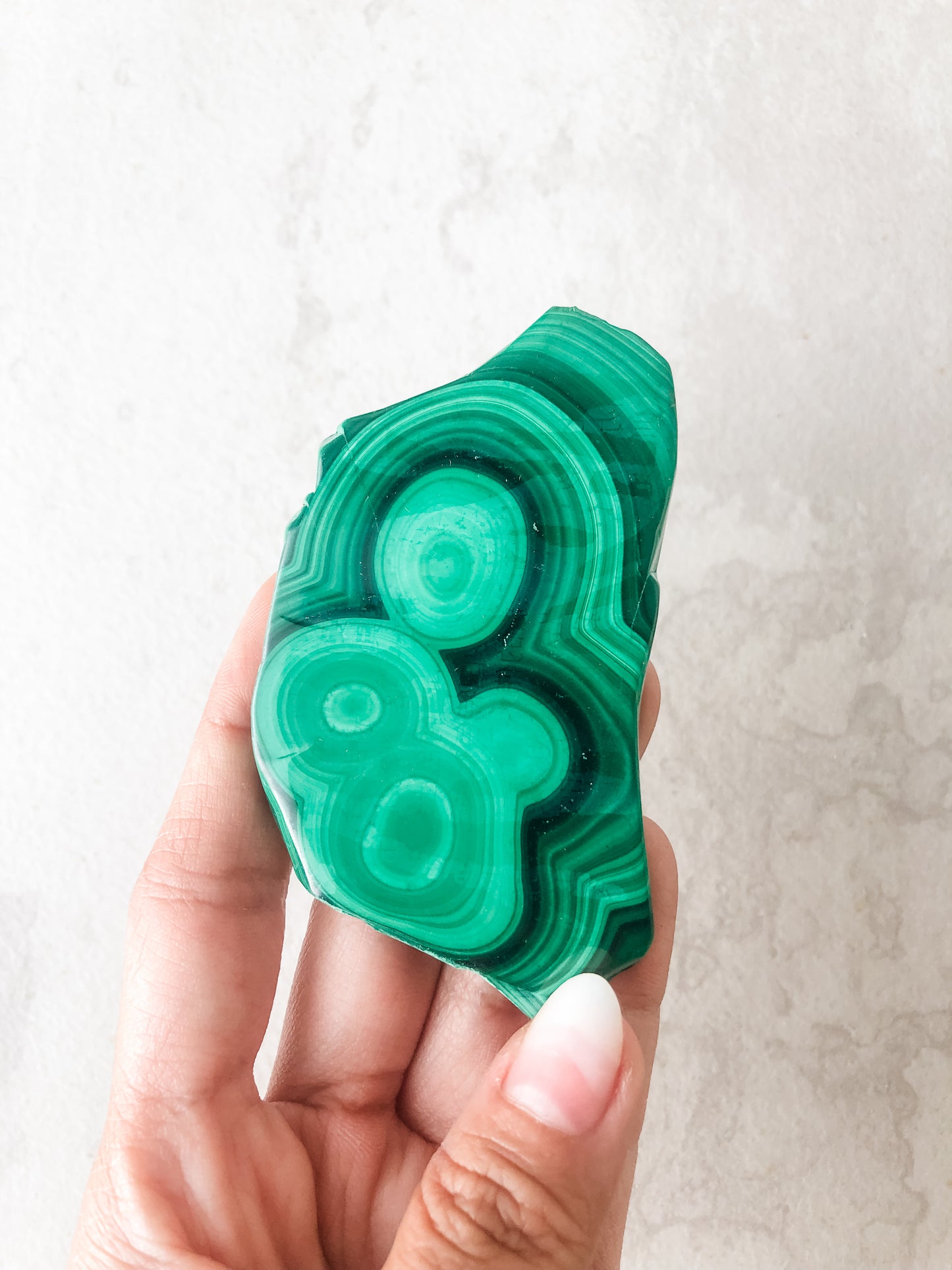 Malachite Freeform Slice (70g)