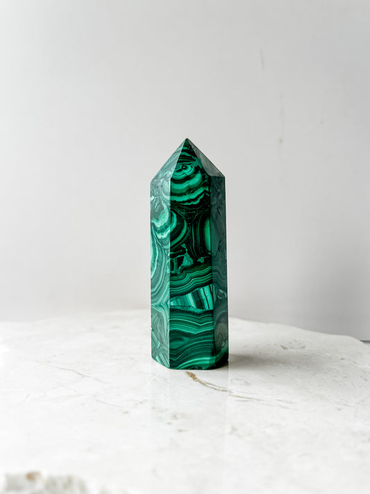 Malachite Tower (9.5cm)