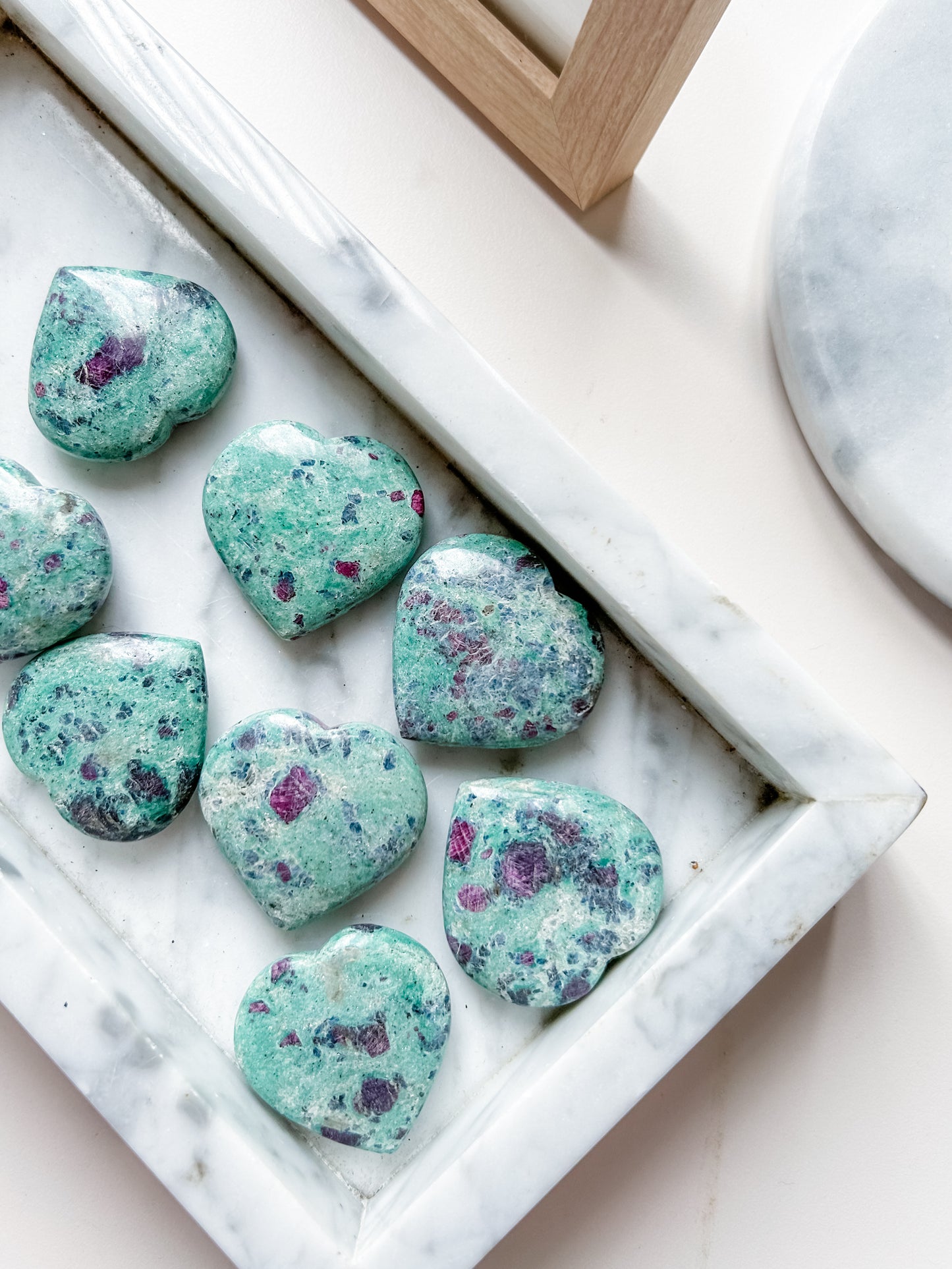 Ruby Fuchsite Heart