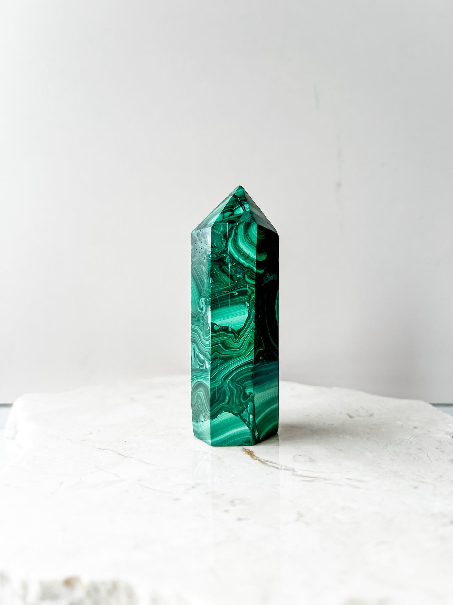 Malachite Tower (9.5cm)